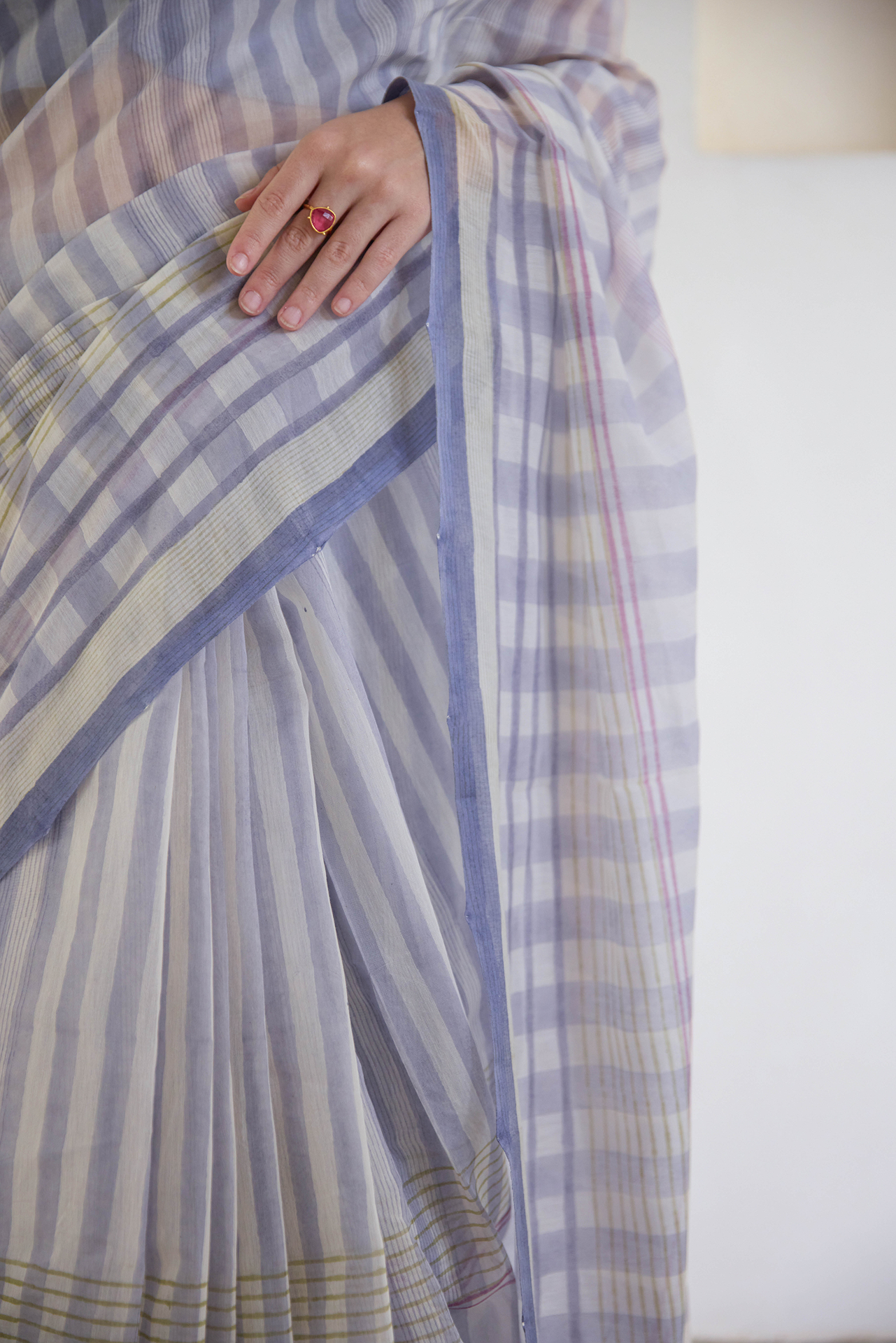 MOONLIT BLOOM SAREE