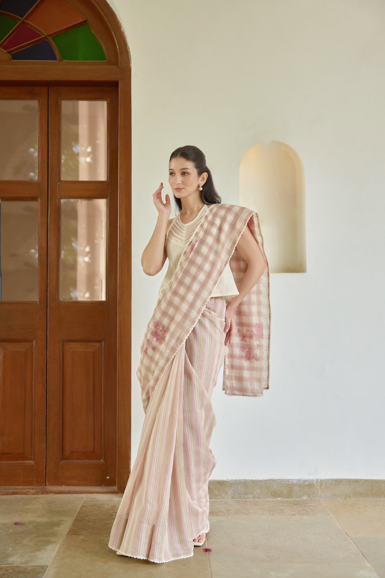 SWEETBRIER SAREE WITH UNSTITCHED BLOUSE