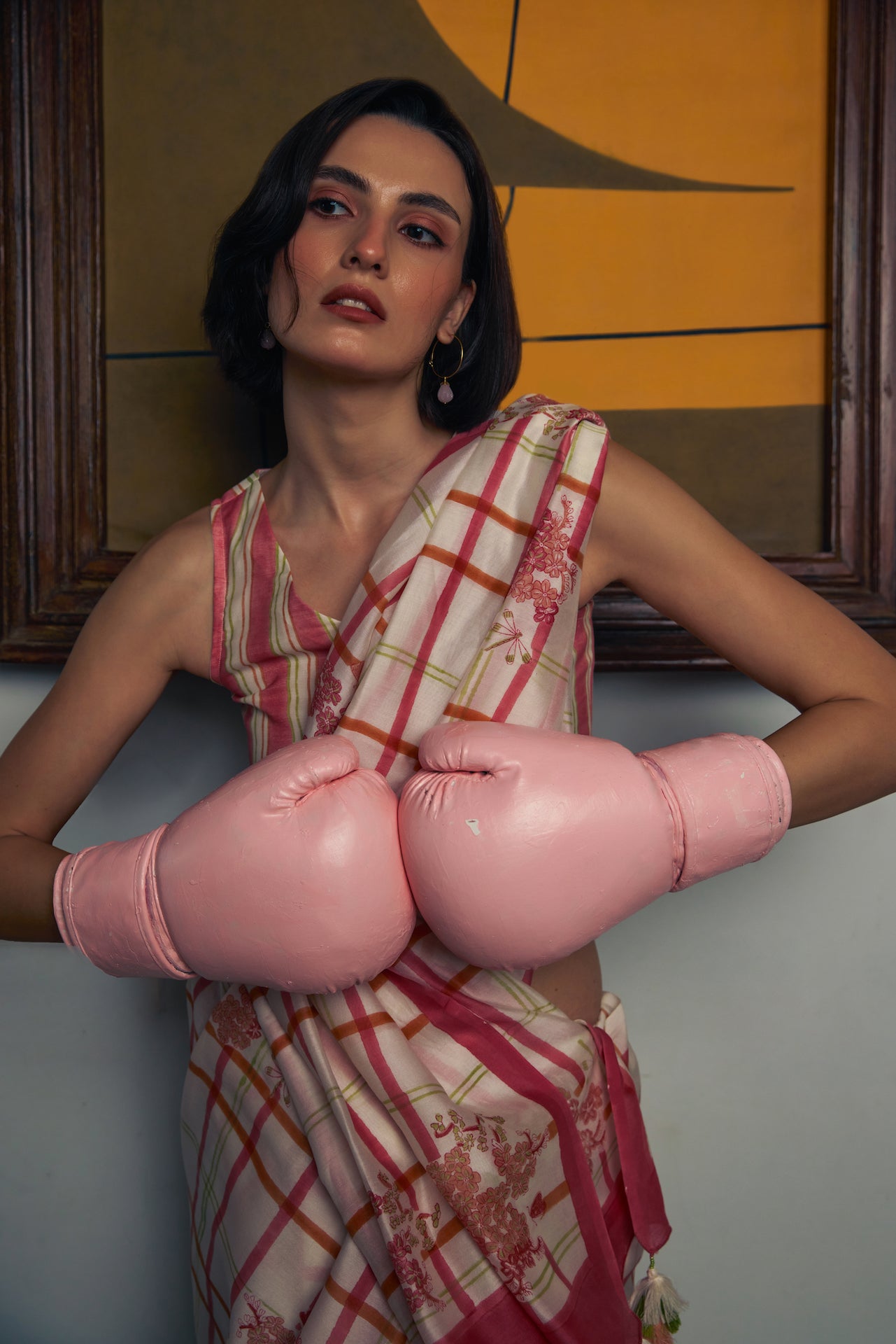 THE SOFT REBEL SAREE WITH UNSTITCHED BLOUSE