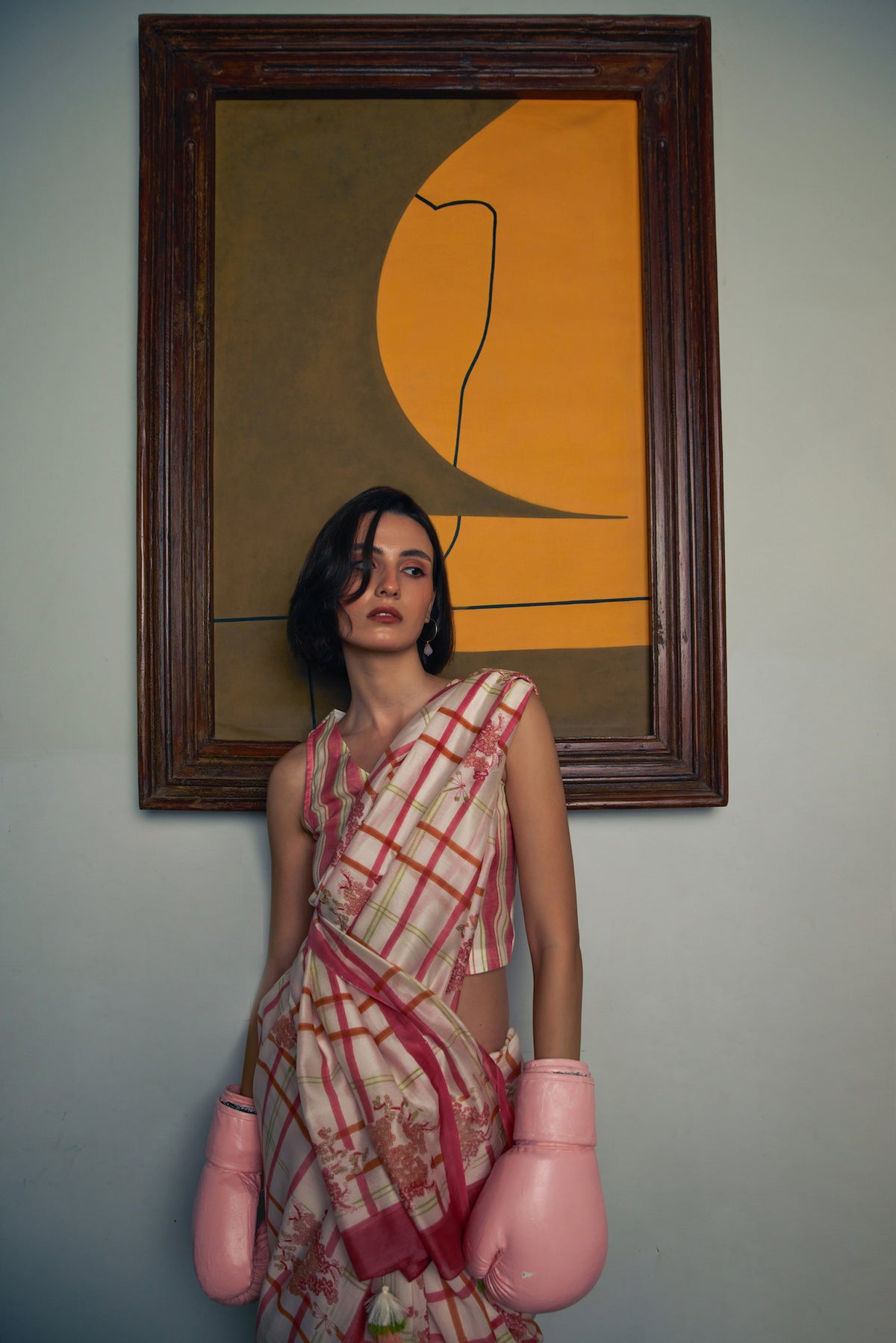 THE SOFT REBEL SAREE WITH UNSTITCHED BLOUSE