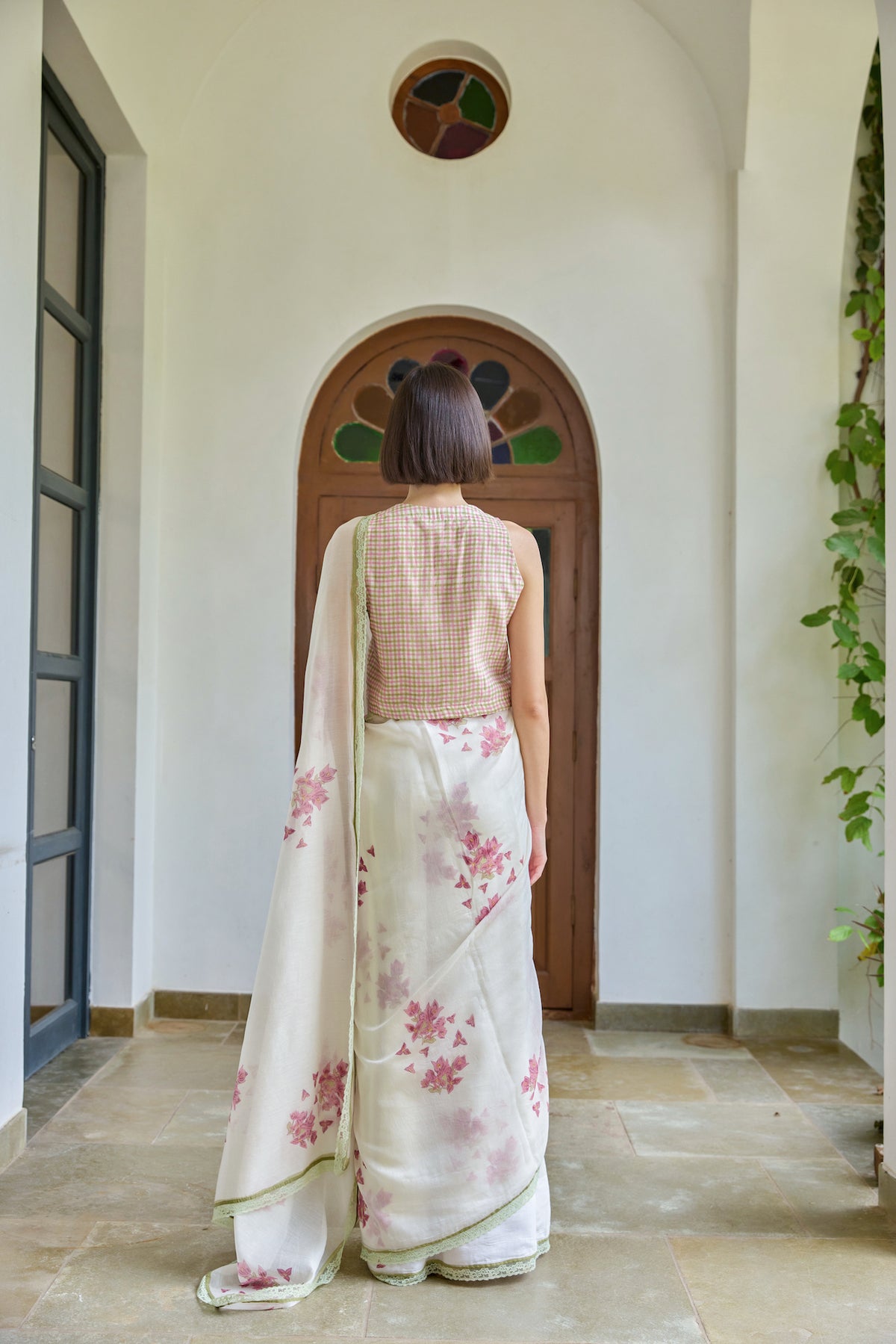 FLORA BREEZE SAREE WITH UNSTITCHED BLOUSE
