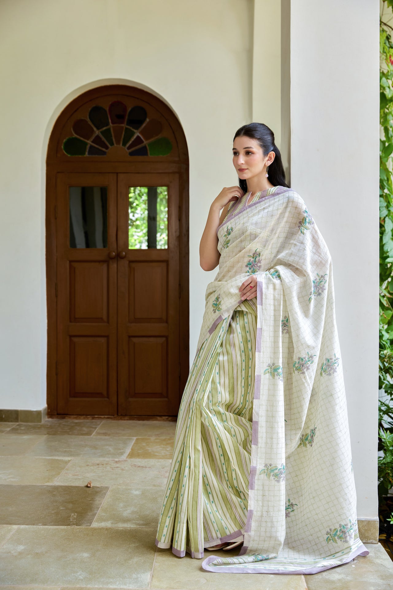 WILD COAST SAREE WITH UNSTITCHED BLOUSE