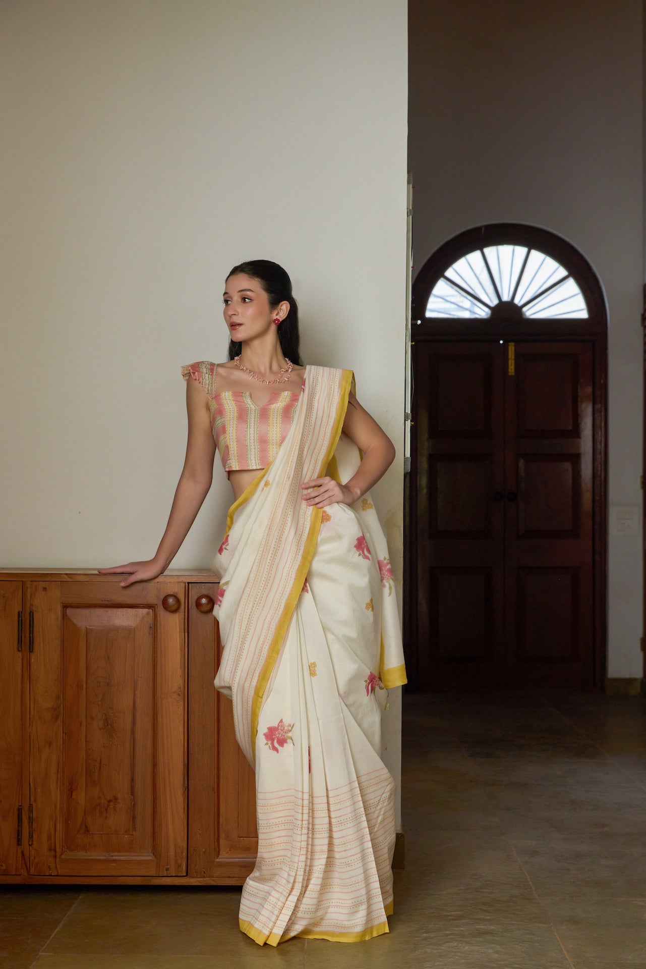 THE FLORAL FLING SAREE