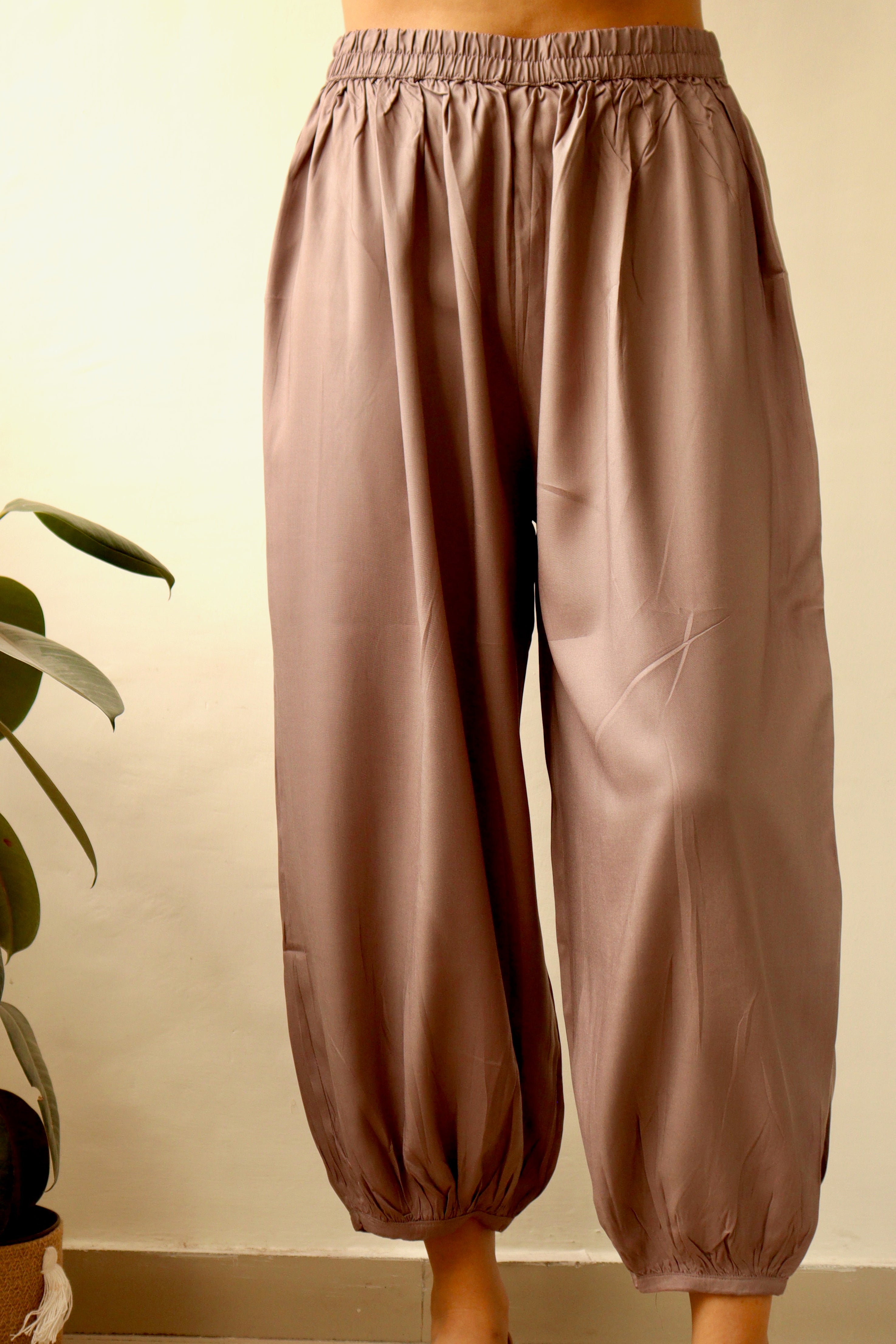 GREY MODAL AFGHANI PANTS