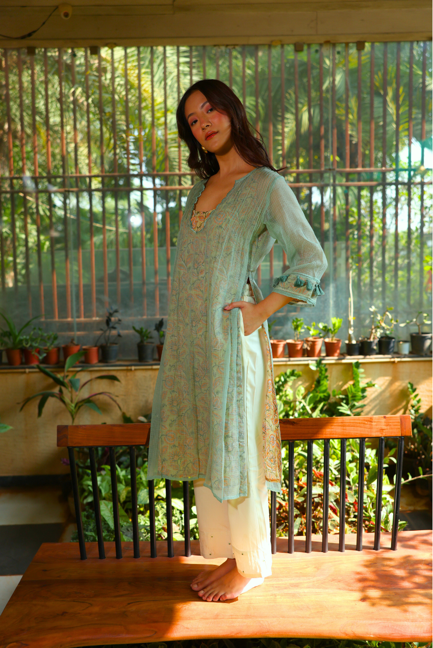 EKAM JADE DORIYA KURTA SET
