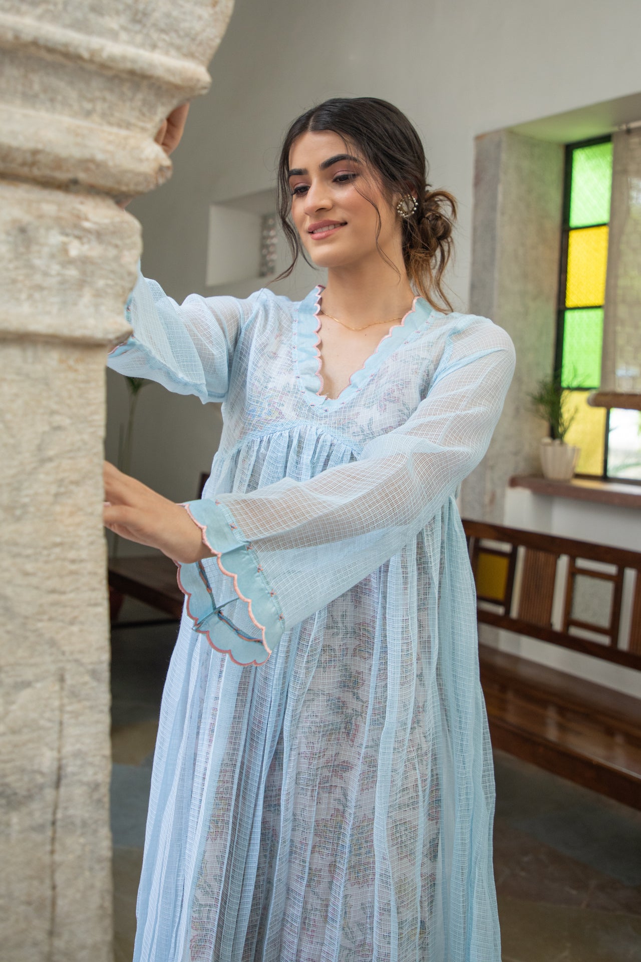 SKY DORIYA KURTA SET