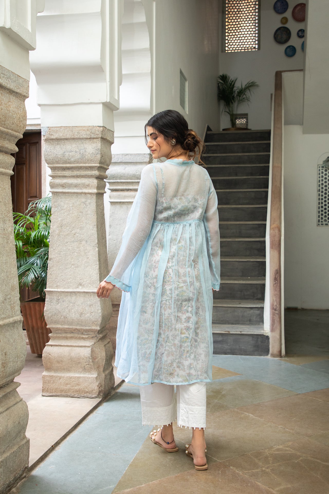 SKY DORIYA KURTA SET