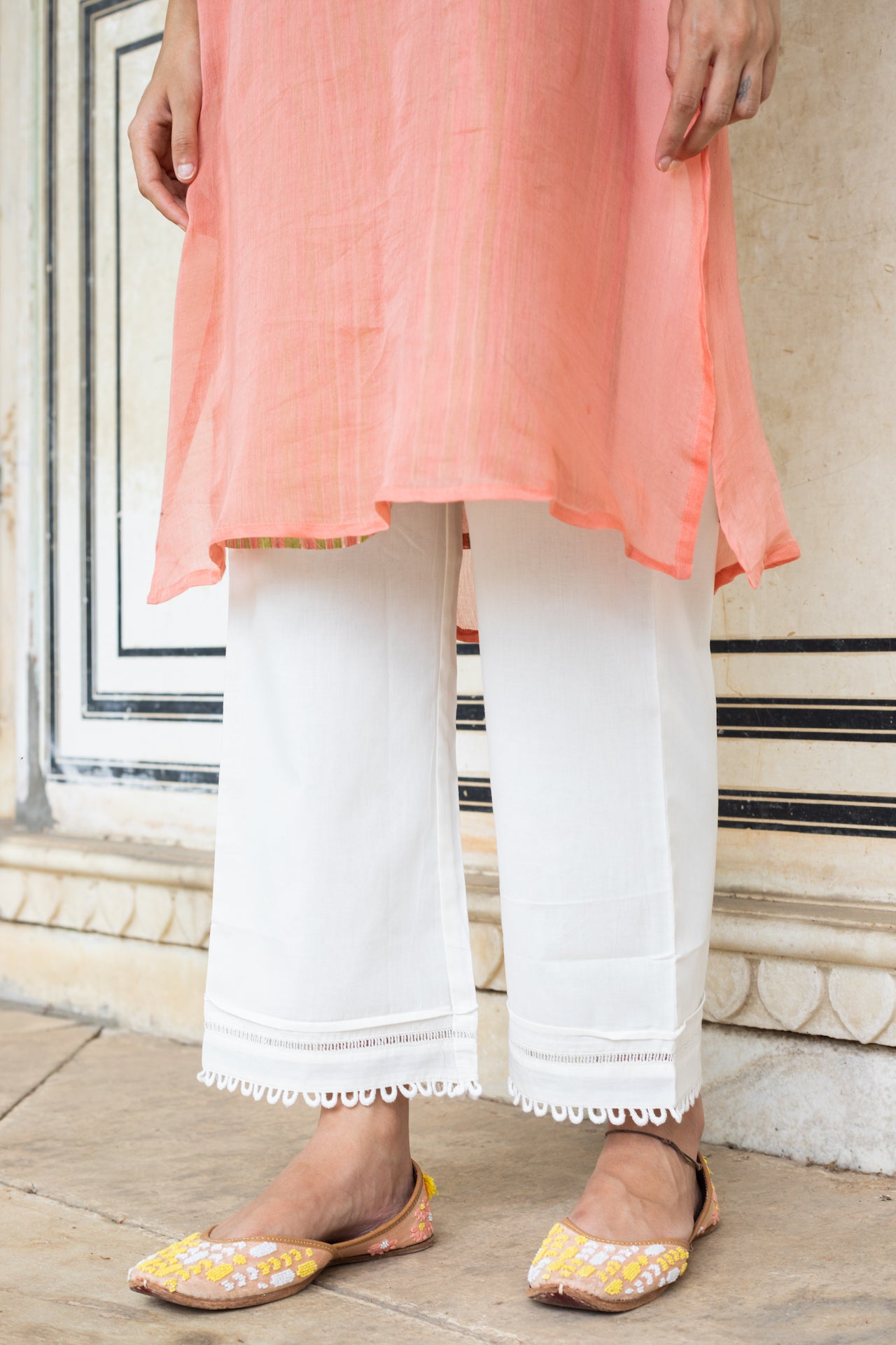 ANA CHANDERI KURTA SET