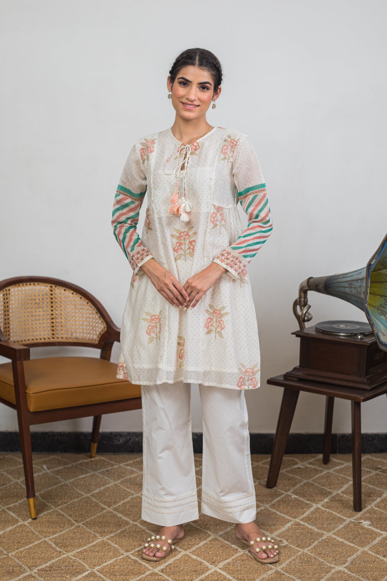 LEHER KURTA SET