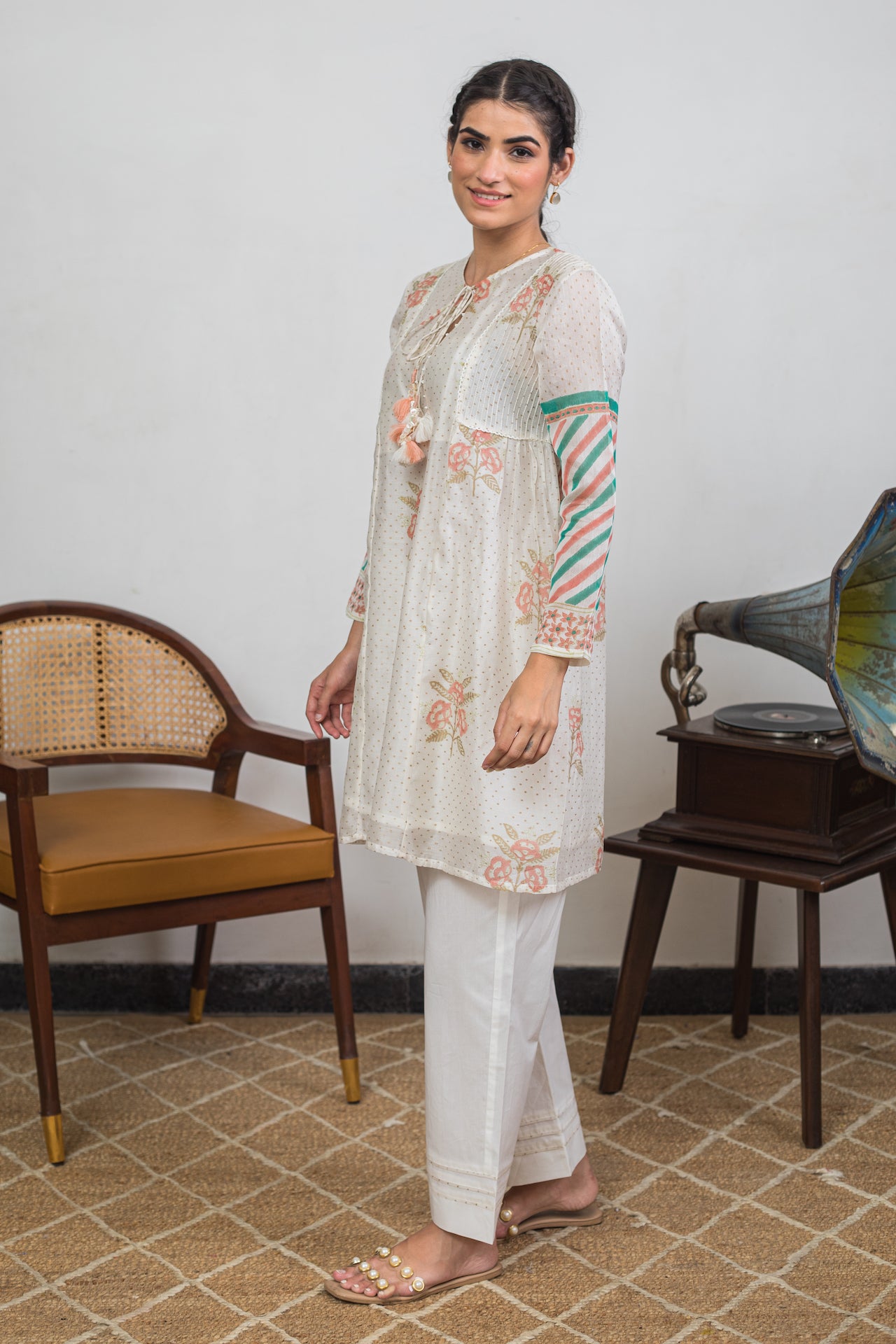 LEHER KURTA SET