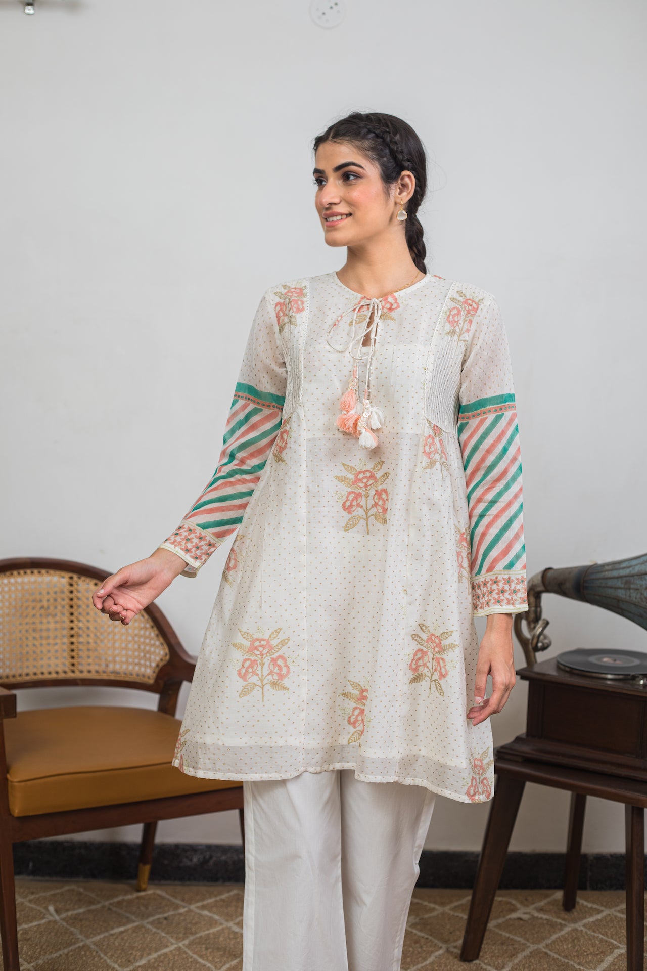 LEHER KURTA SET