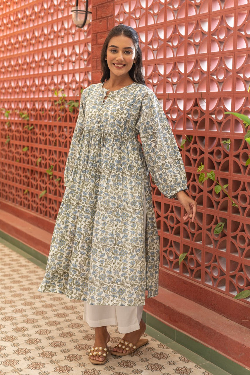 DAISY IVORY KURTA SET