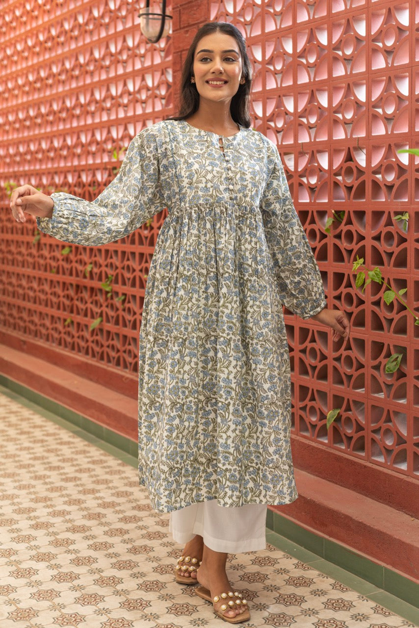 DAISY IVORY KURTA SET