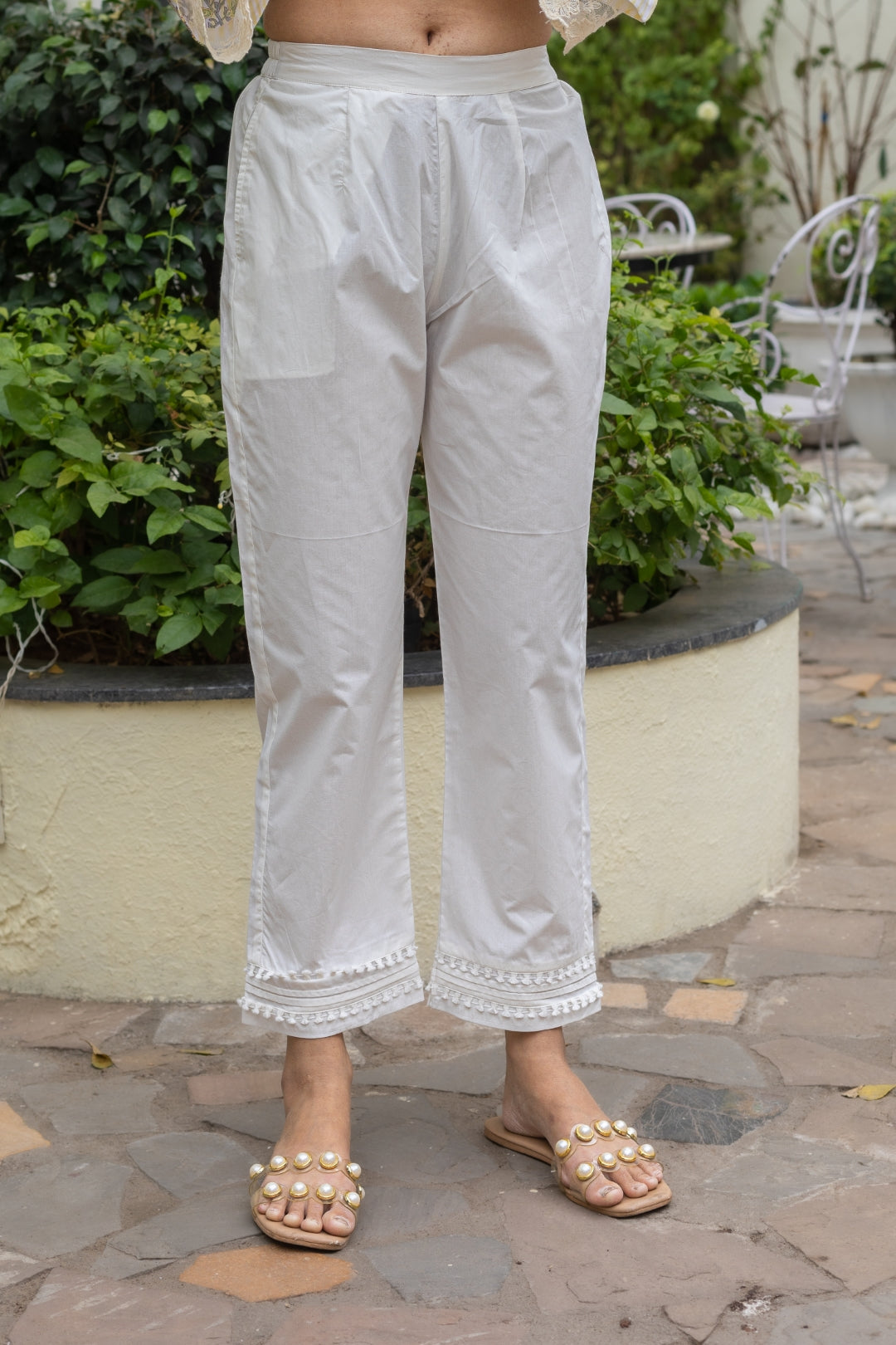 POET COTTON STRAIGHT PANTS