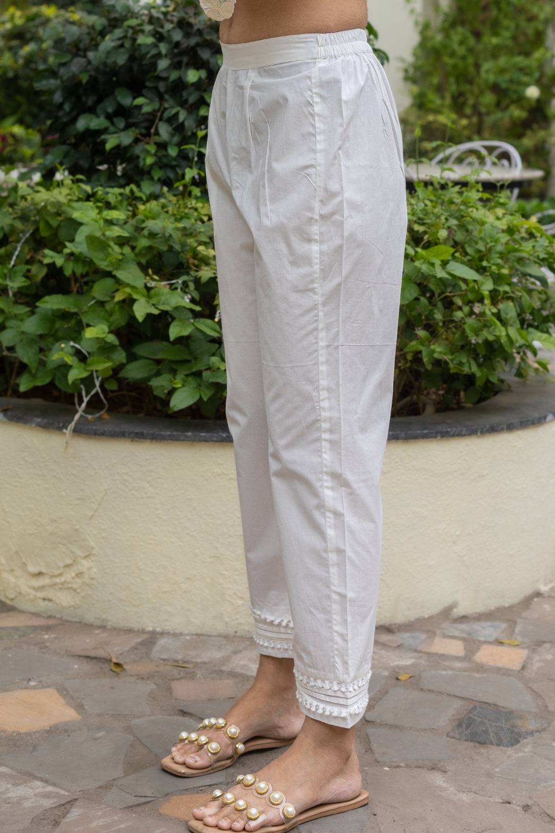 POET COTTON STRAIGHT PANTS