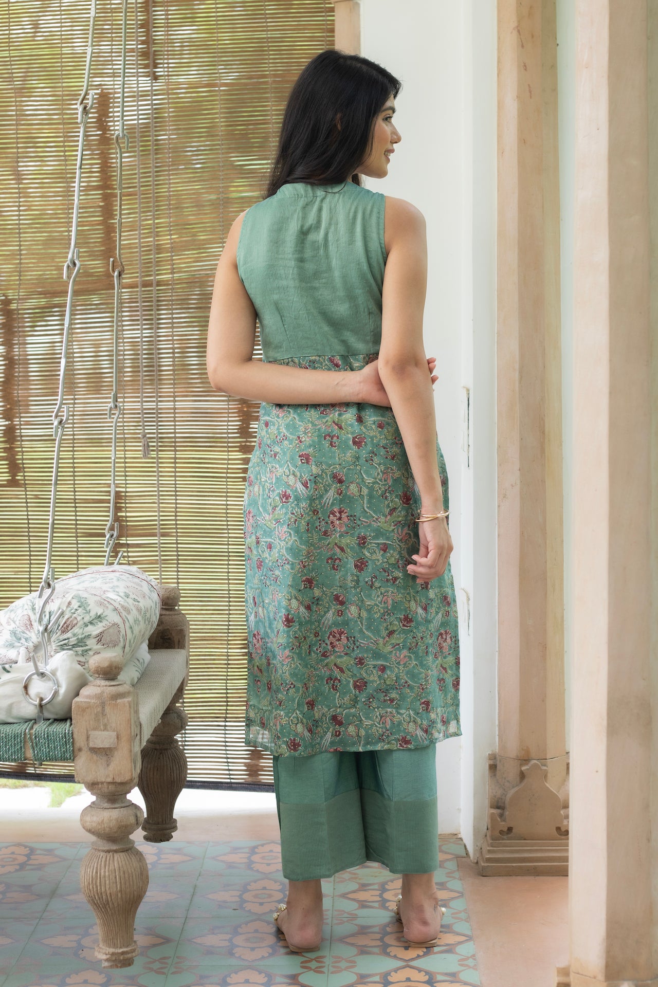 ZEYA CHANDHERI KURTA SET