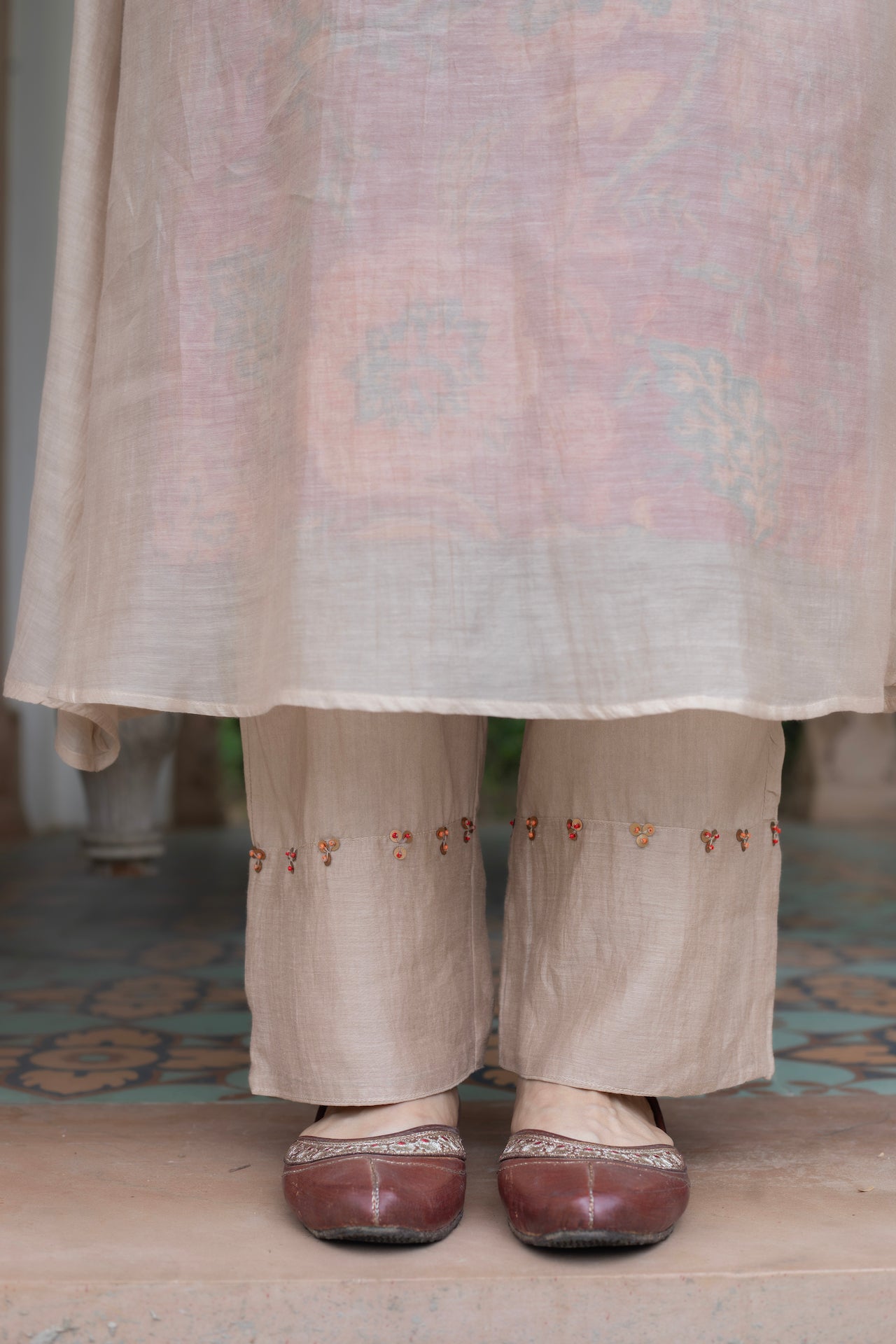 ALEENA CHANDHERI KURTA SET