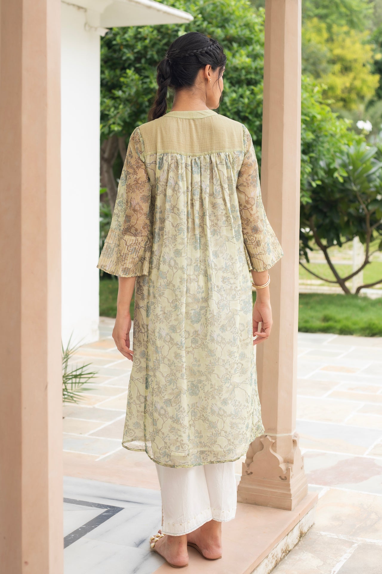 MIHRA PRINTED CHANDHERI KURTA