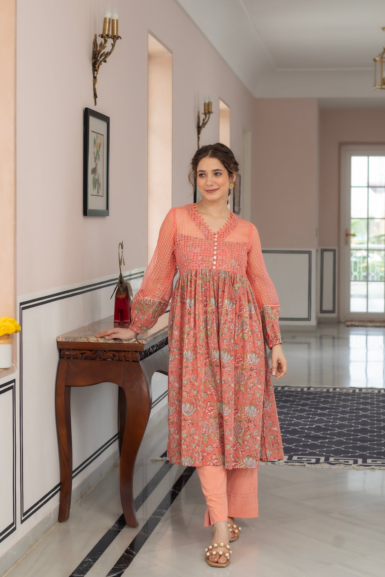 MOR PINK KURTA SET