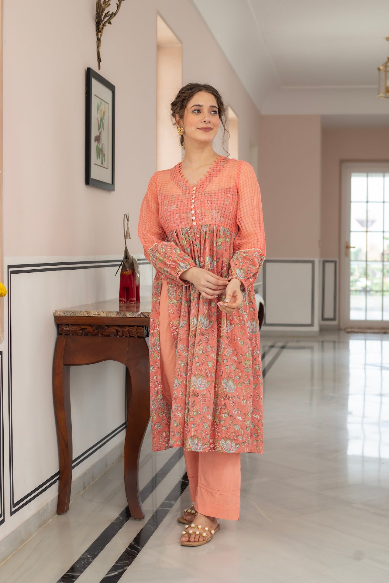 MOR PINK KURTA SET