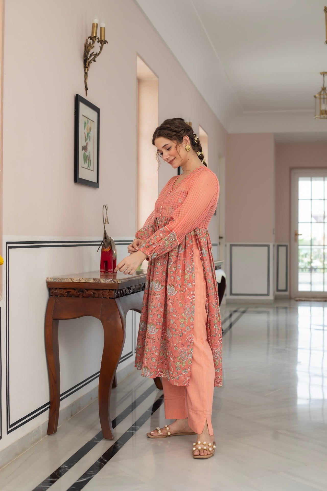 MOR PINK KURTA SET