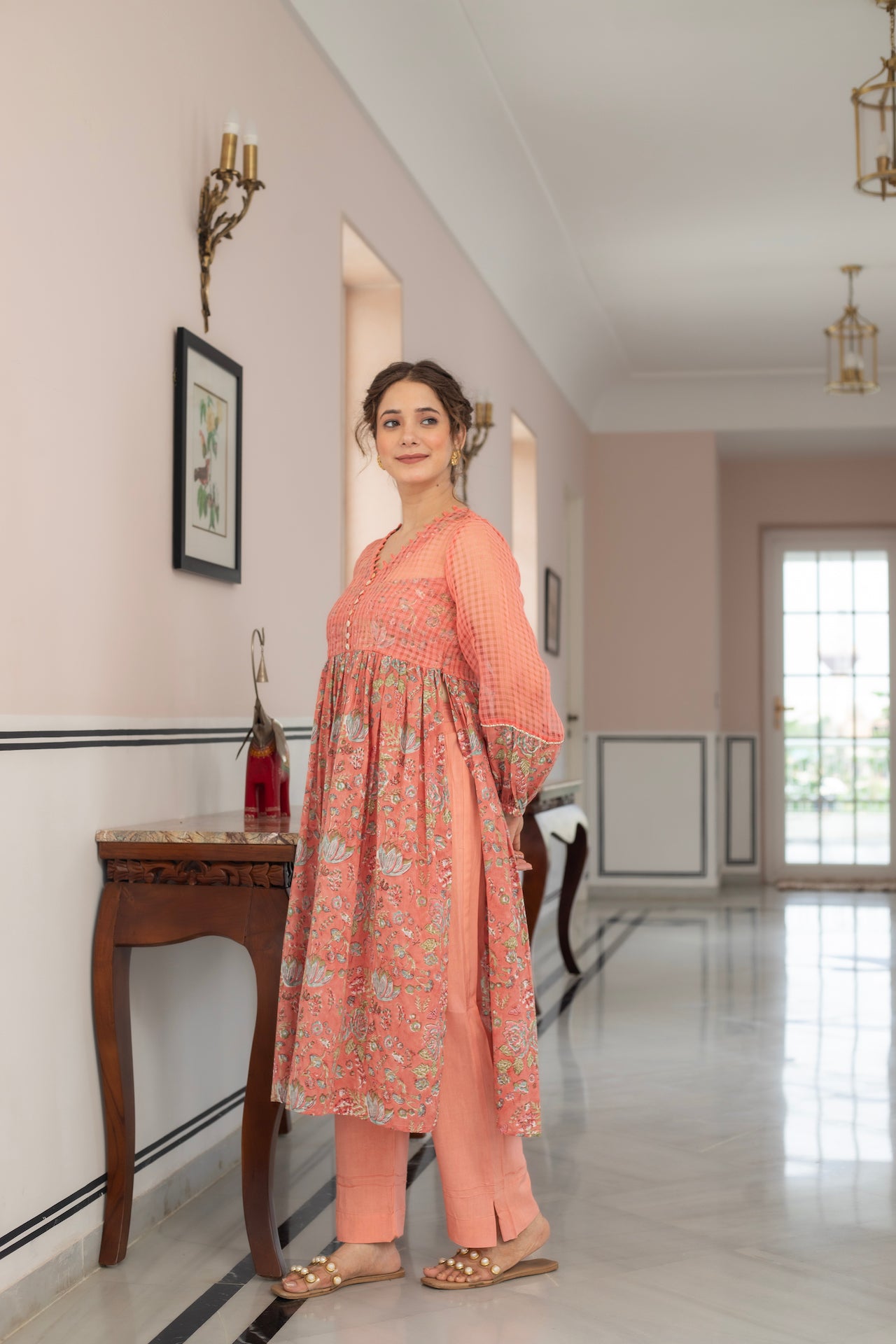 MOR PINK KURTA SET