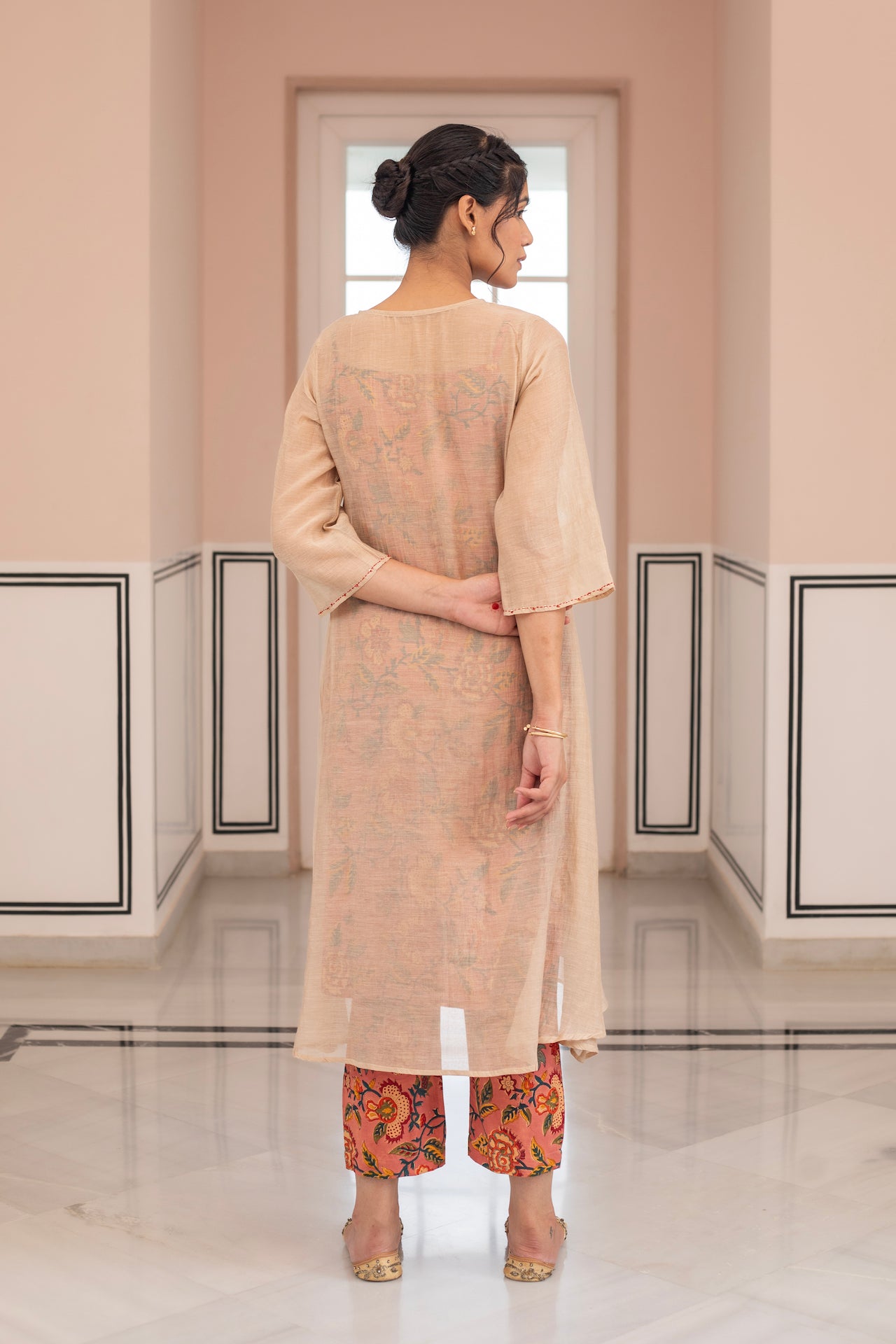 ANAYA CHANDHERI KURTA SET