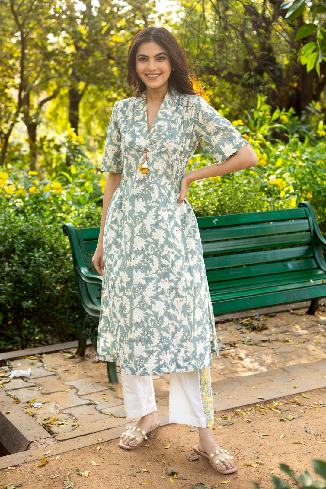 ALOHA COTTON KURTA SET