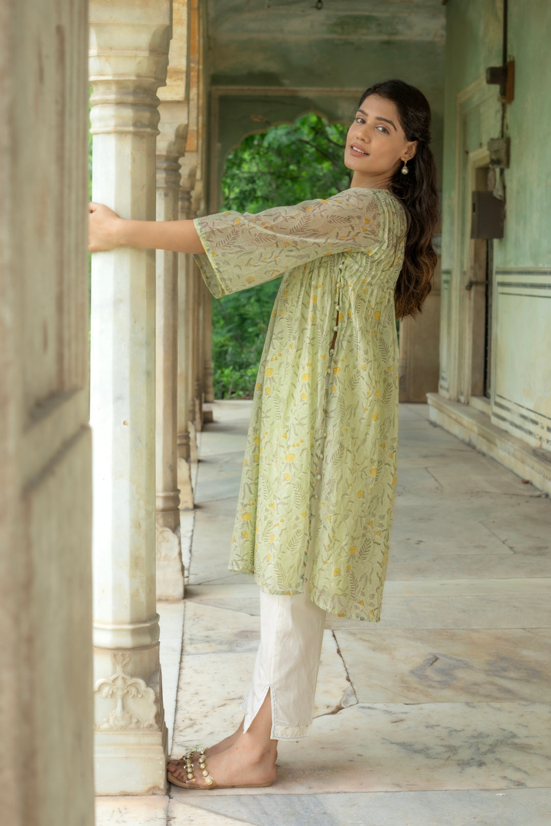 EVA CHANDHERI KURTA SET