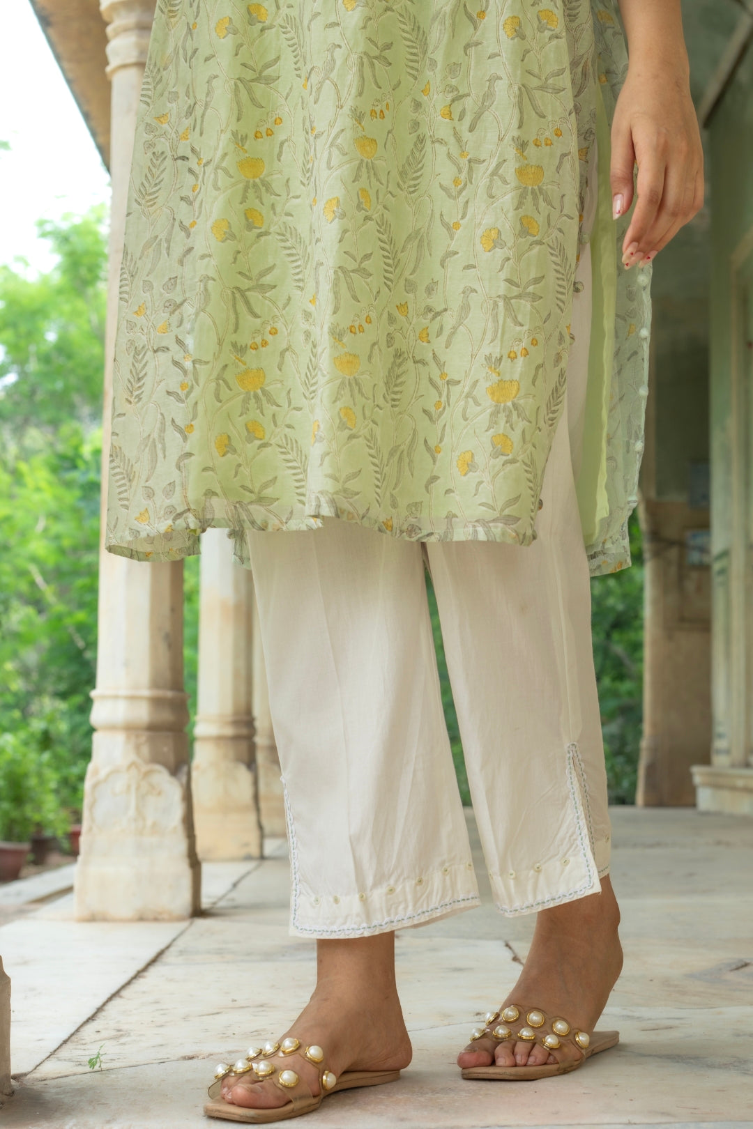 EVA CHANDHERI KURTA SET