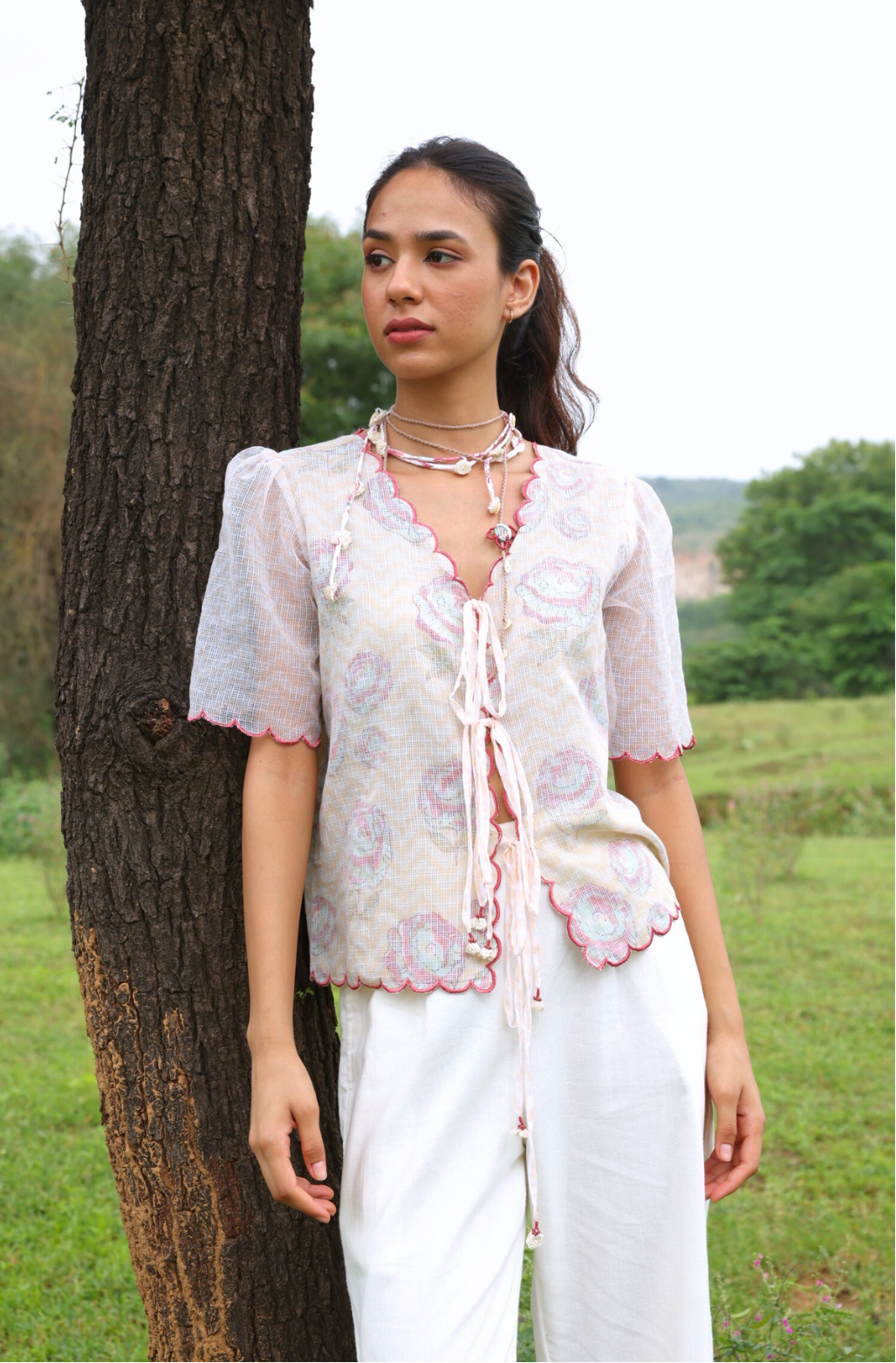 MIMOSA ECRU DORIYA TOP