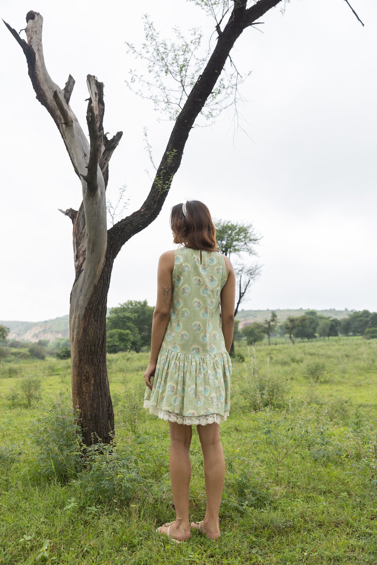 MAGPIE COTTON DRESS