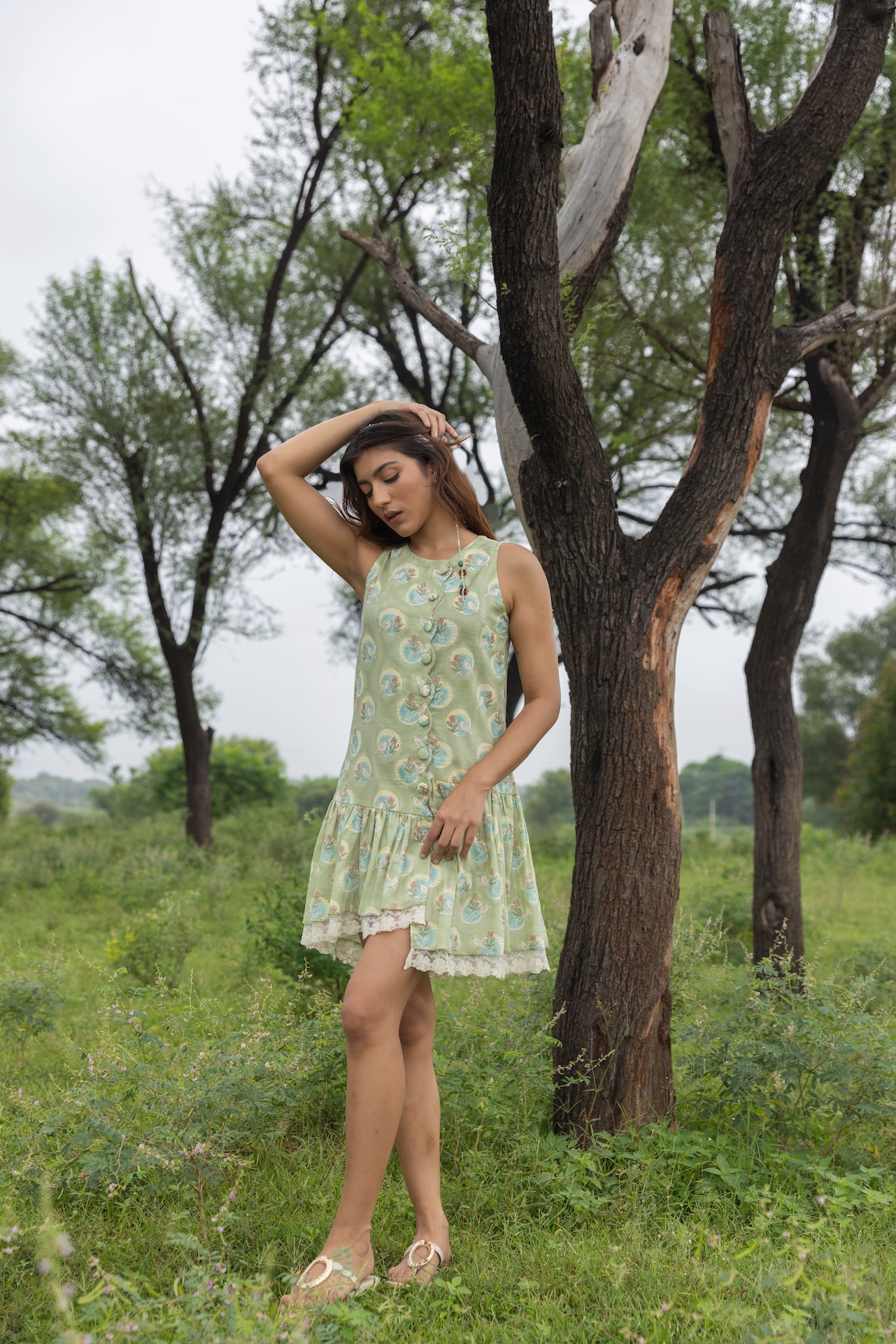 MAGPIE COTTON DRESS