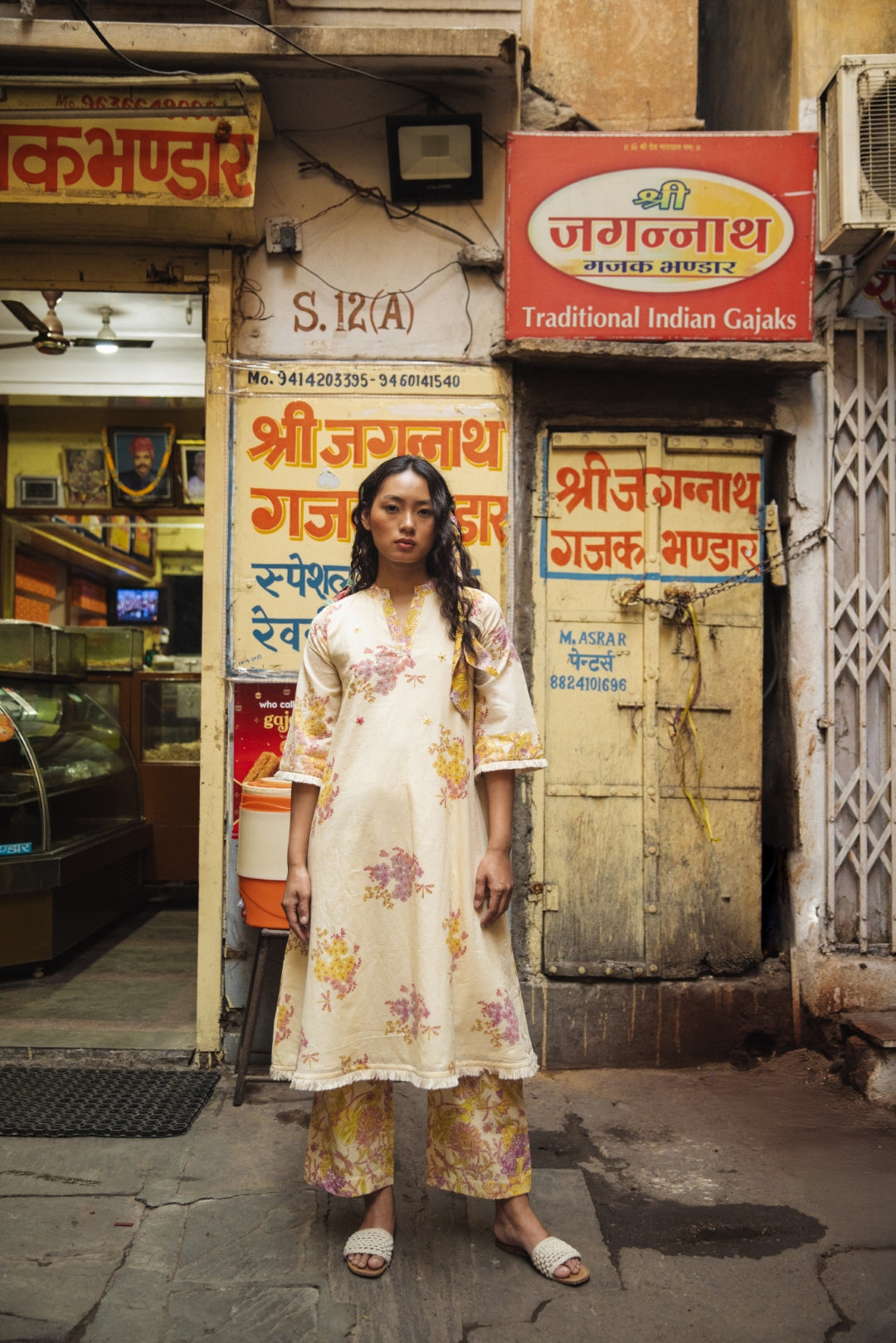 IVORY BLOSSOM KURTA