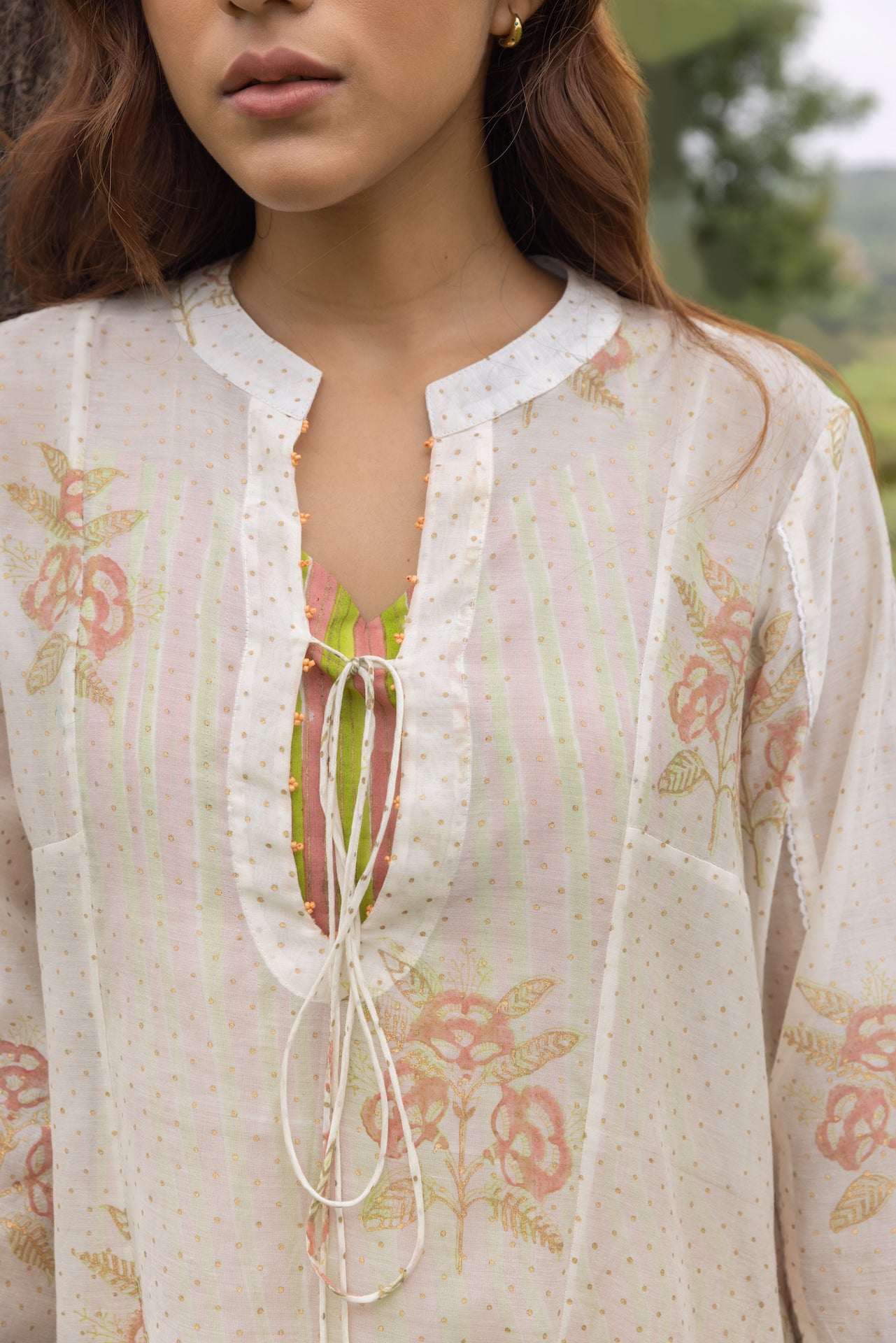 ROONEY CHANDERI CO-ORD SET