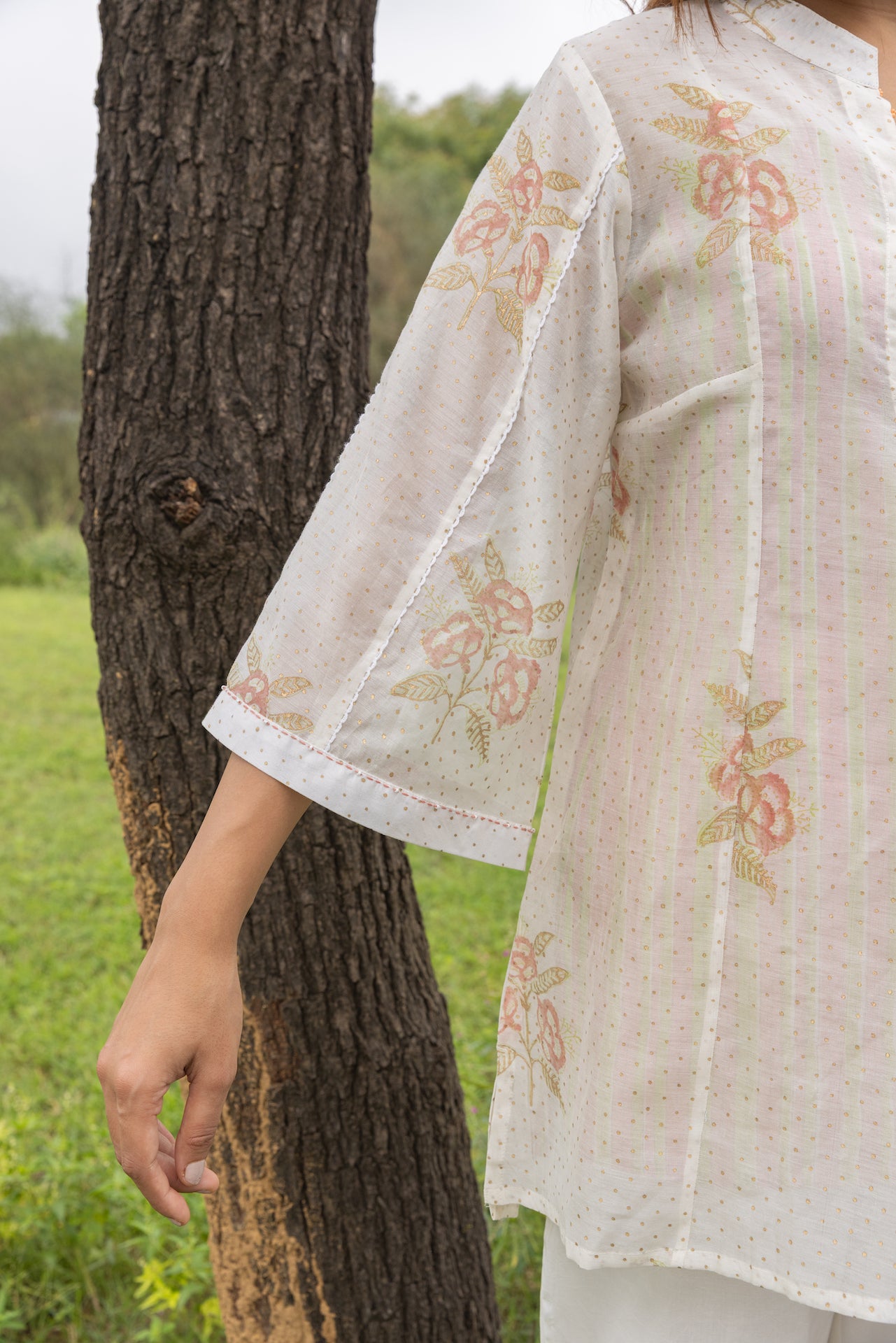 ROONEY CHANDERI CO-ORD SET