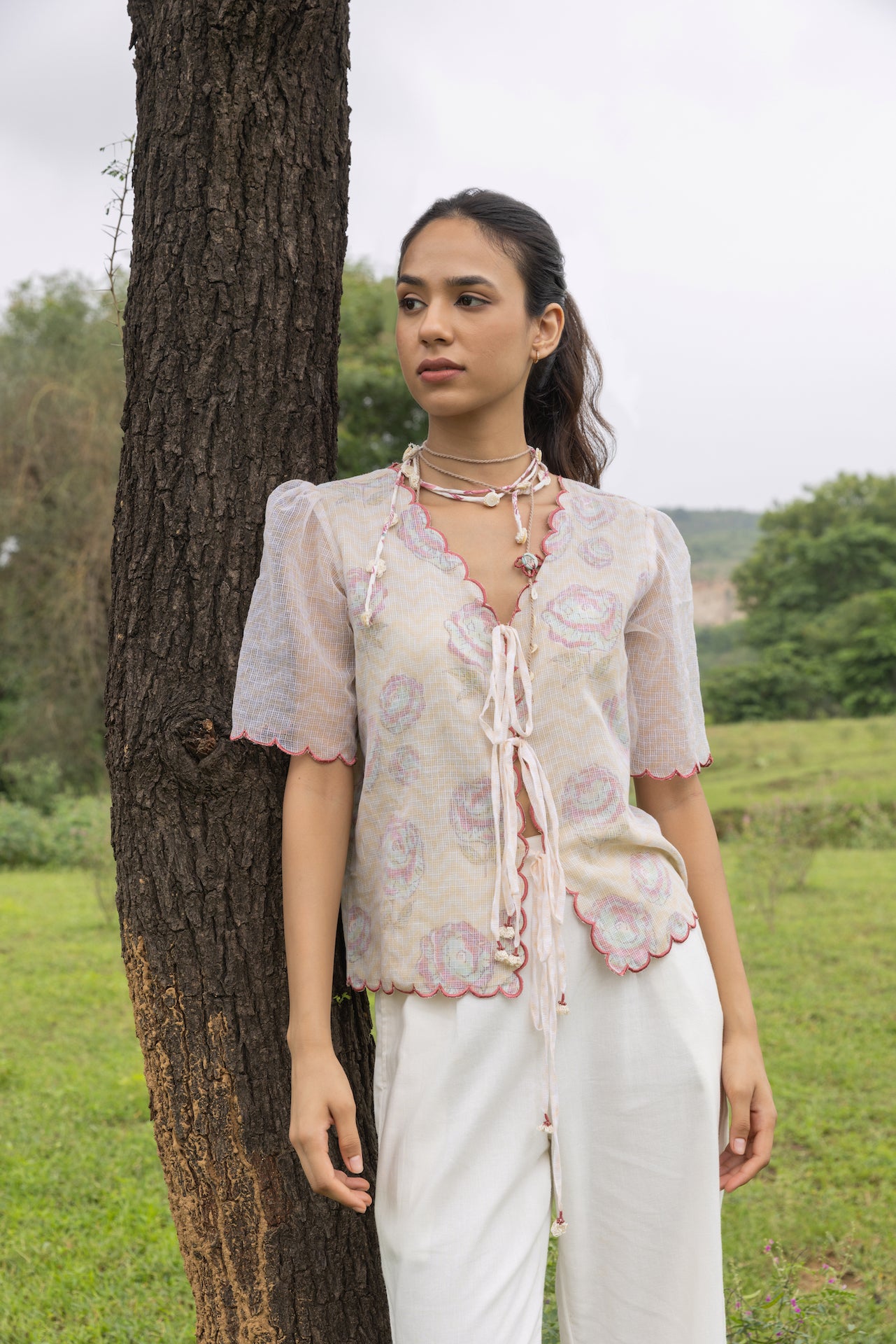 MIMOSA ECRU DORIYA TOP
