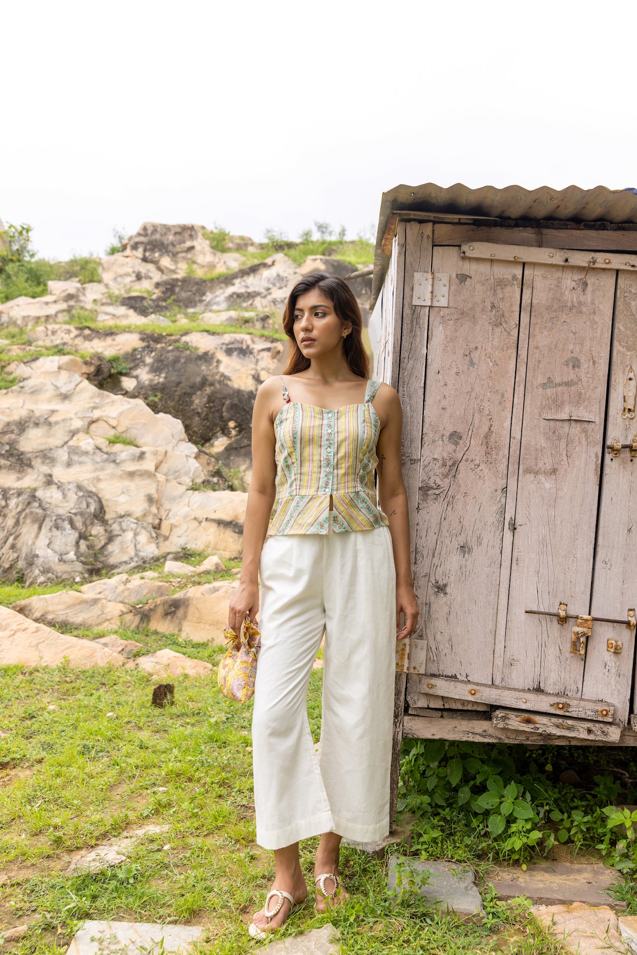 BOHO BLOOM COTTON TOP