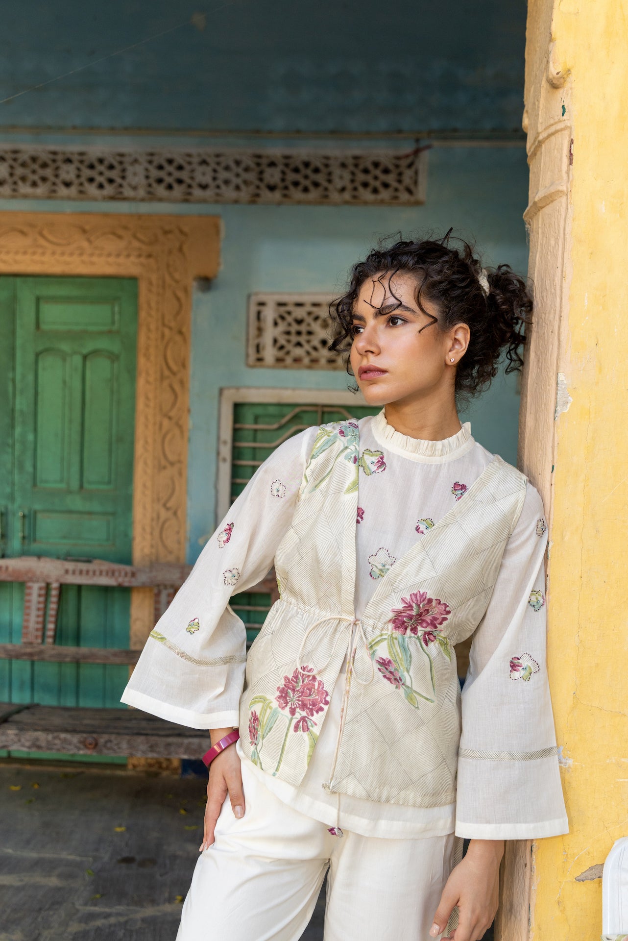 ELMA CHANDERI CO-ORD SET