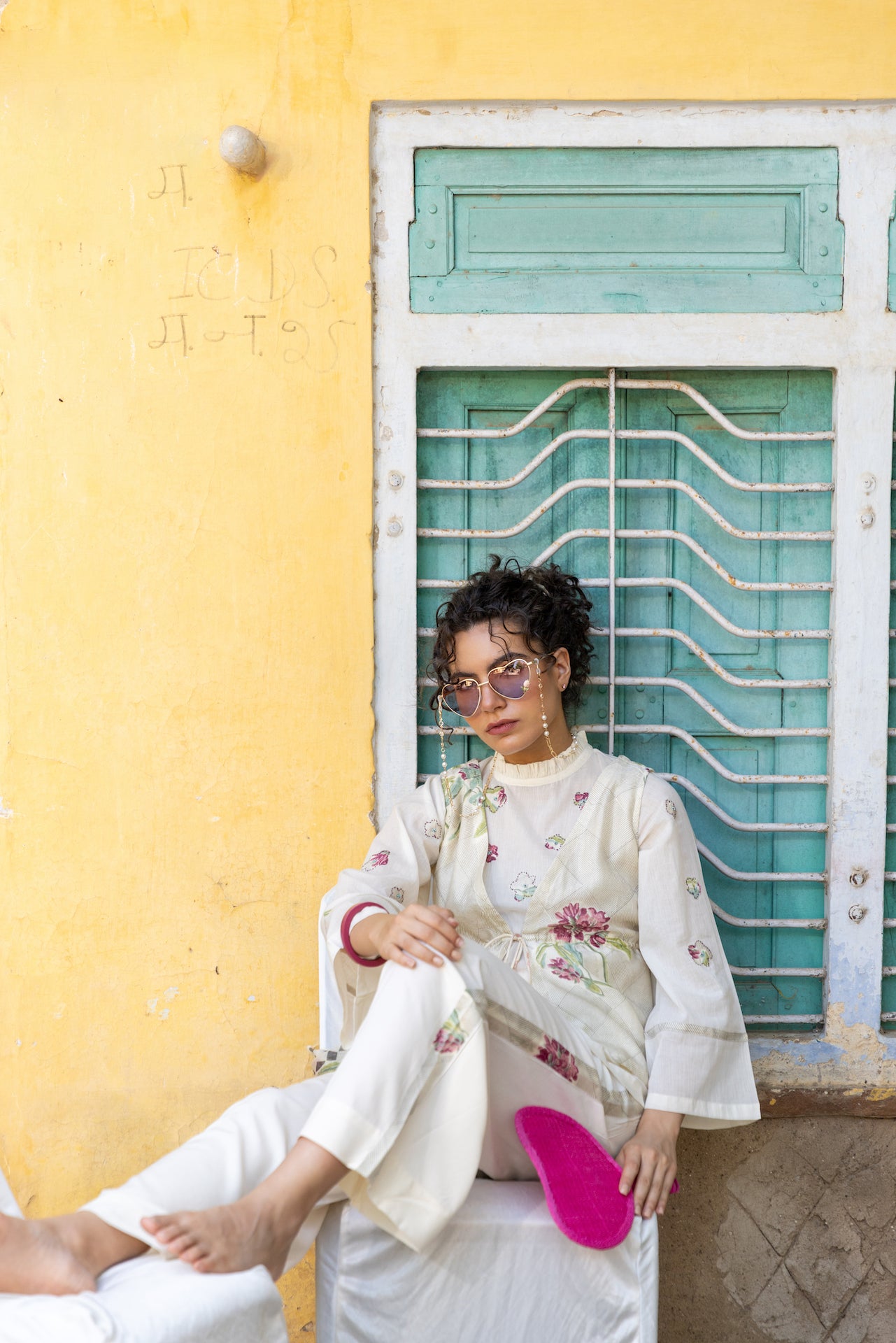 ELMA CHANDERI CO-ORD SET