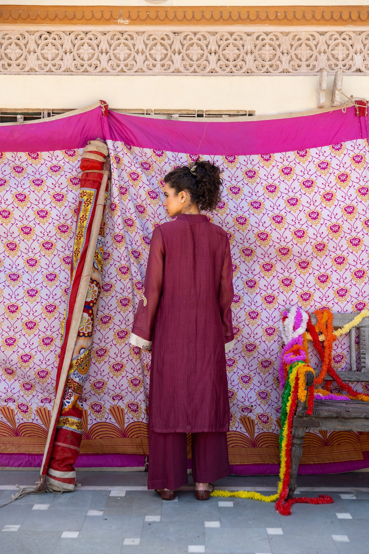 ANYA CHANDERI KURTA SET