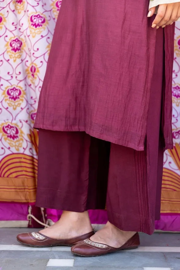 ANYA CHANDERI KURTA SET