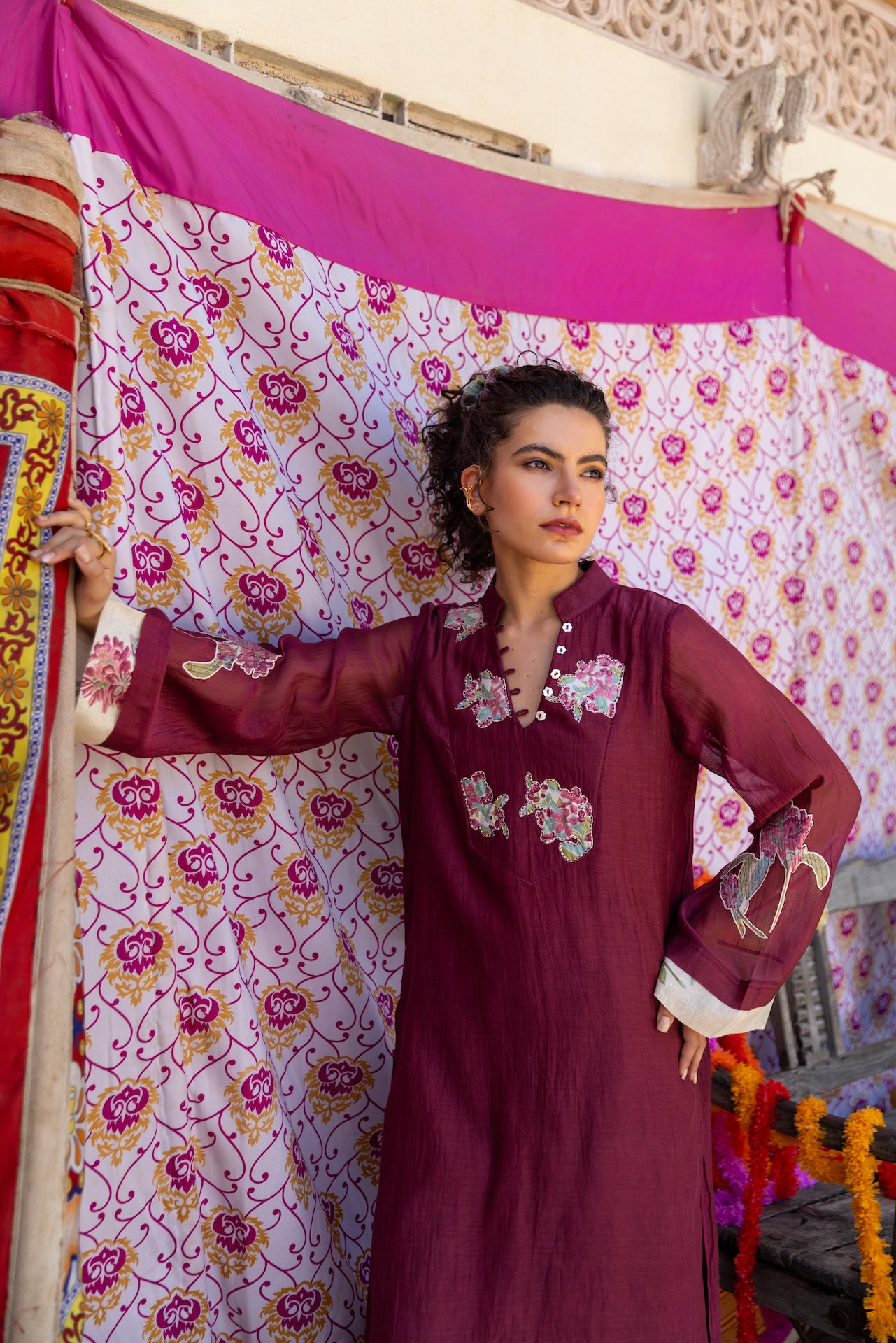 ANYA CHANDERI KURTA