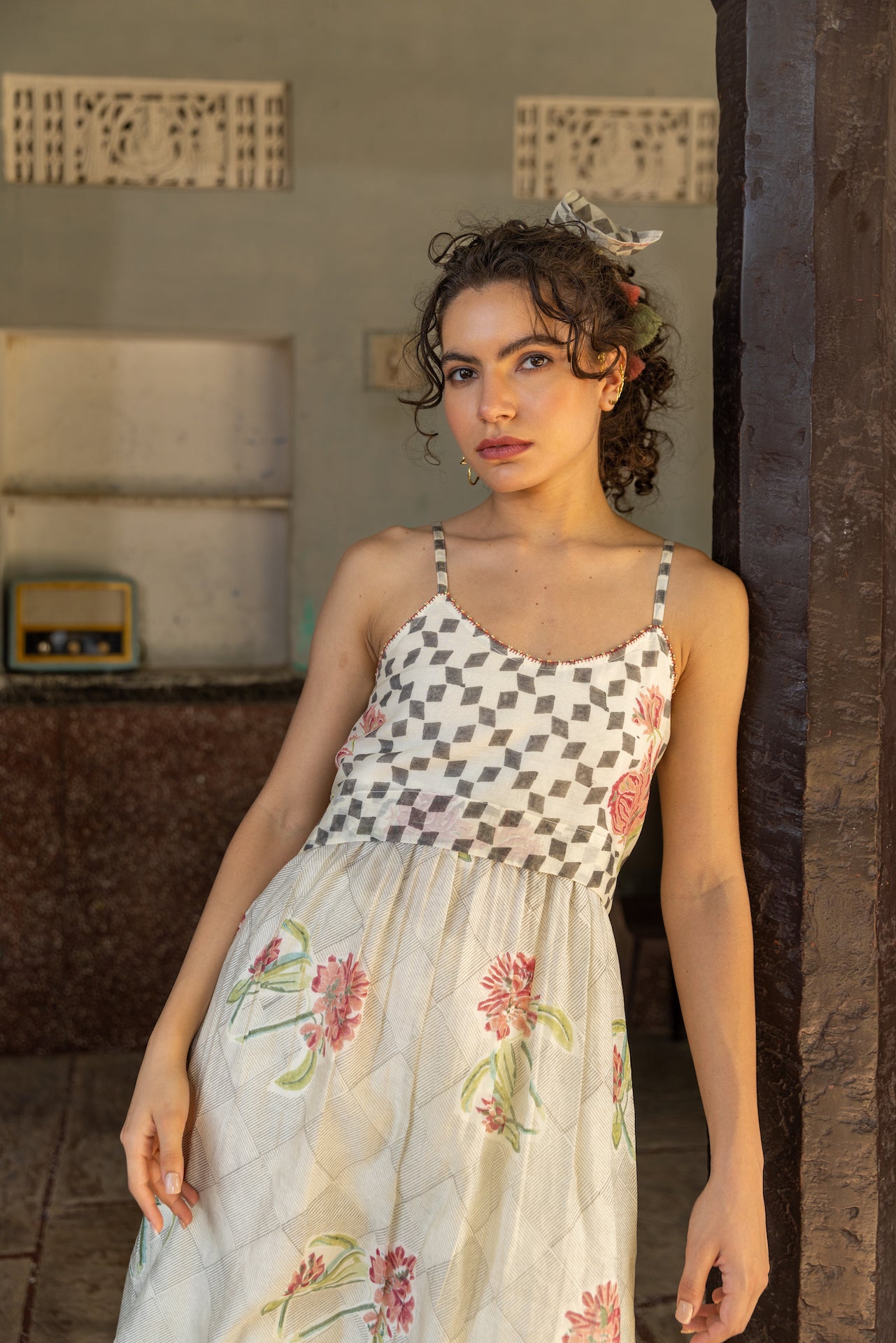 REBEKAH CHANDERI KURTA