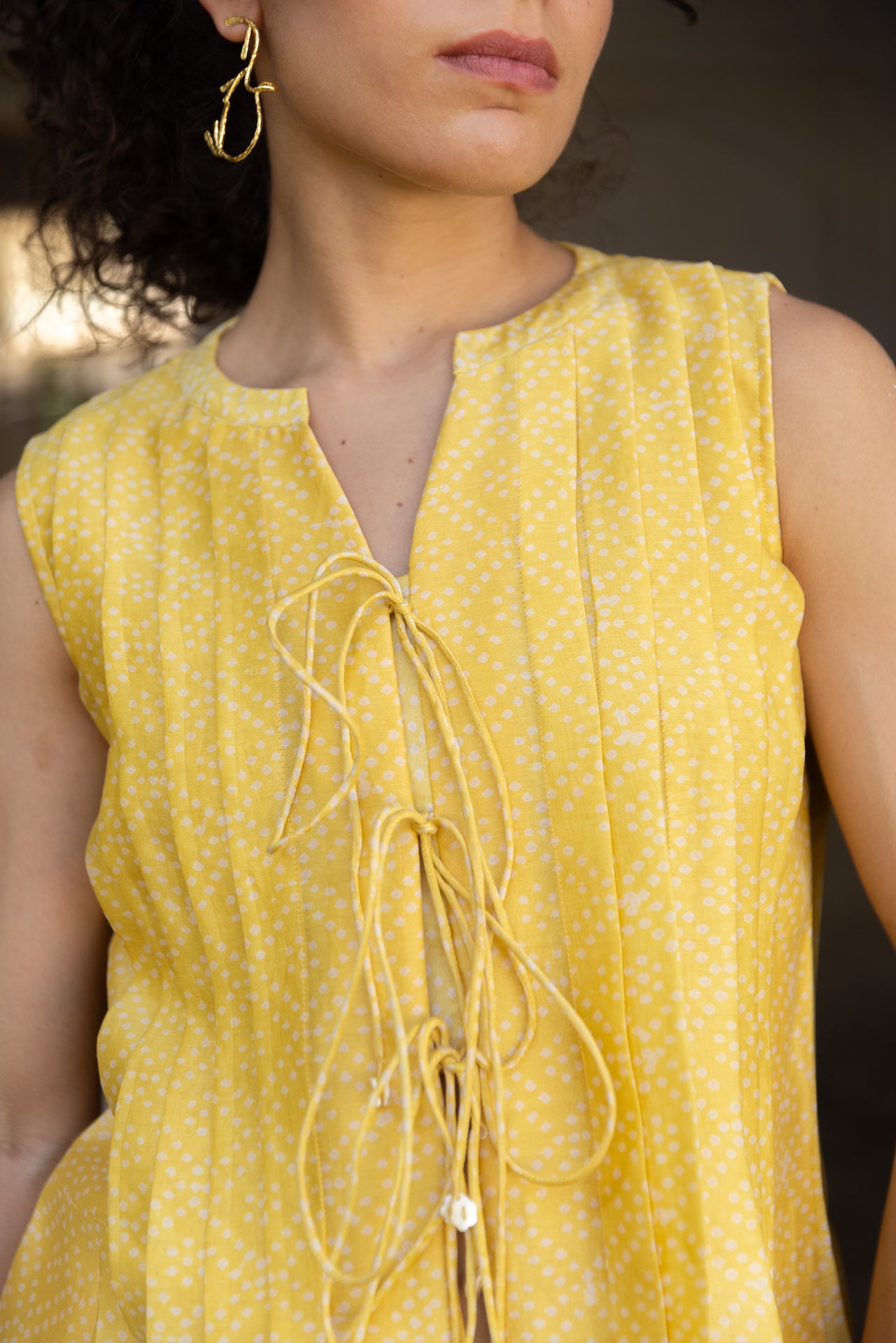 IVY MELLOW CHANDHERI CHANDERI TOP