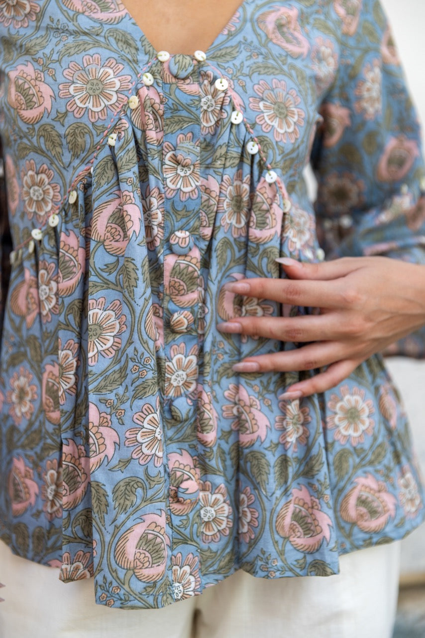 OCEAN GARDEN  COTTON TOP