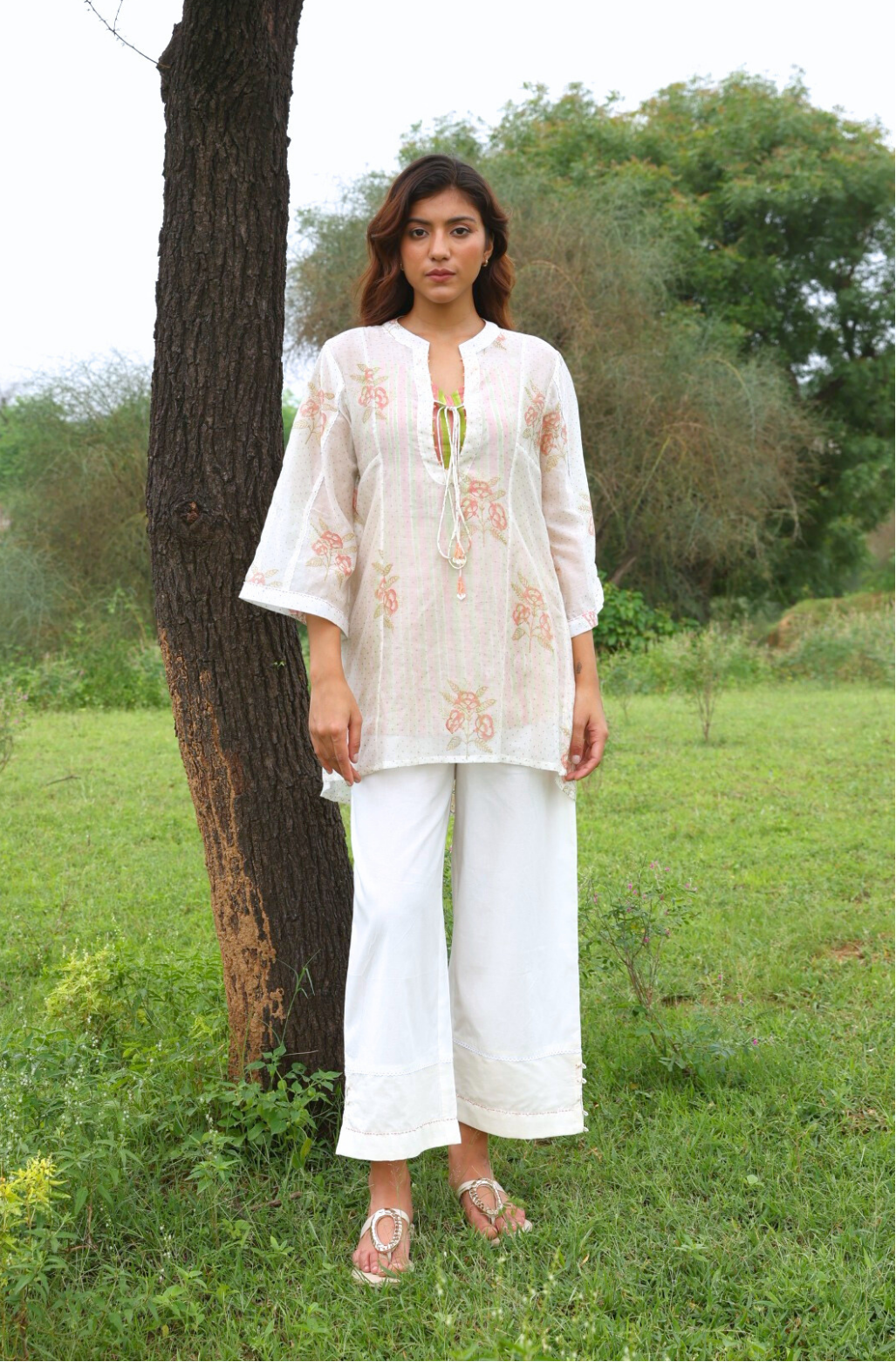 ROONEY CHANDERI CO-ORD SET