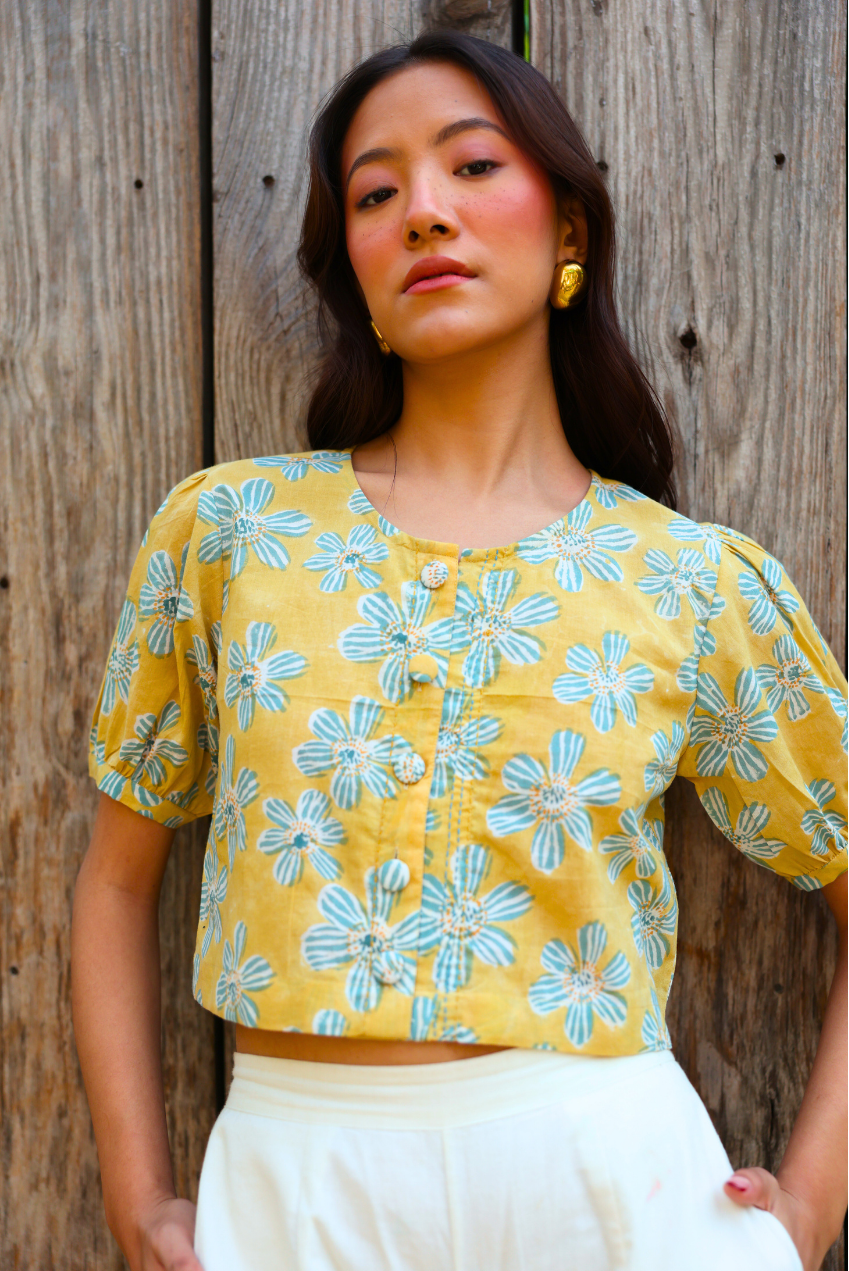 JUNO GOLD COTTON TOPS