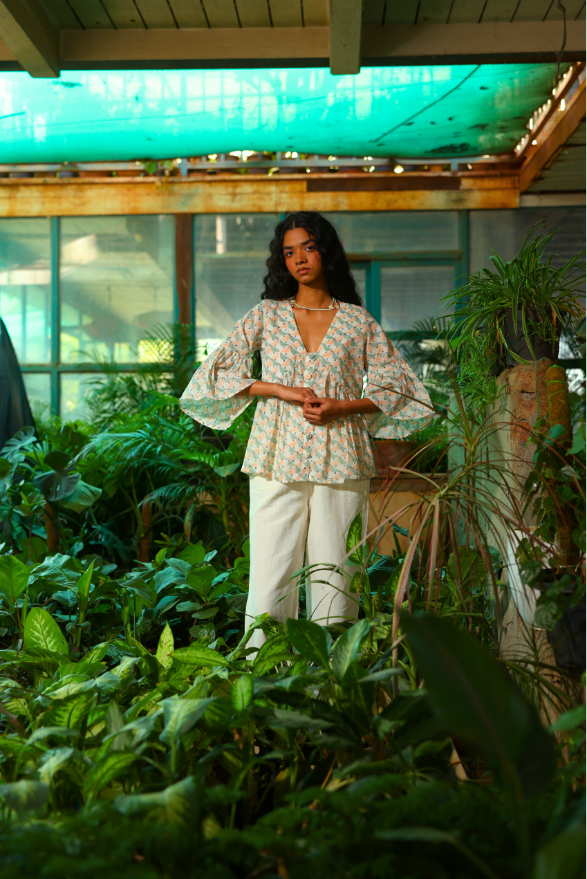 OCEAN BIRD COTTON TOPS