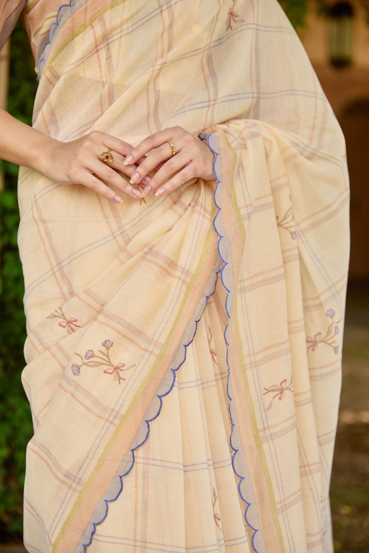 AMABEL SAREE WITH UNSTITCHED BLOUSE